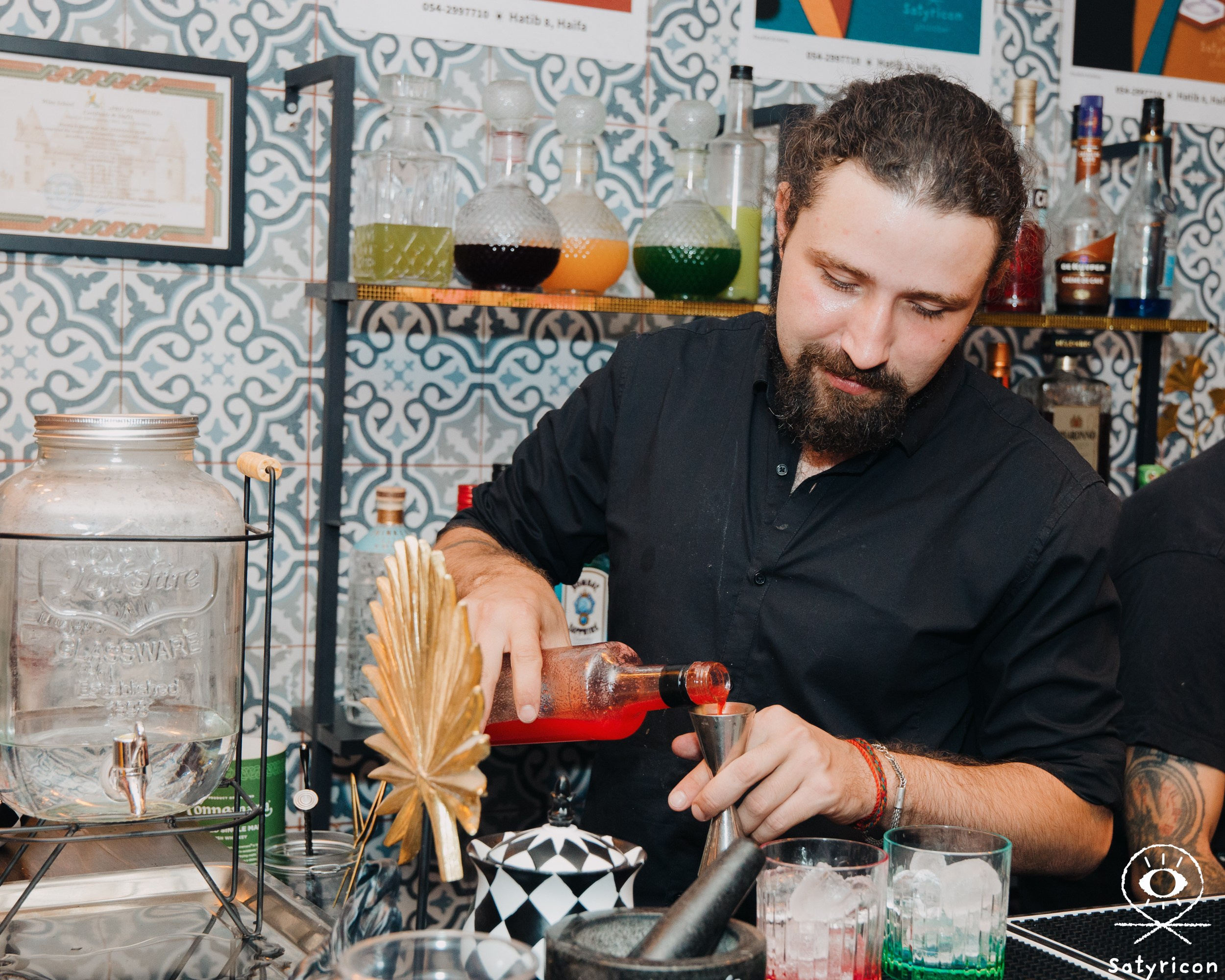 Открытие Гастробара Satiricon Haifa. Портретный и репортажный фотограф в Израиле Рома Бирман