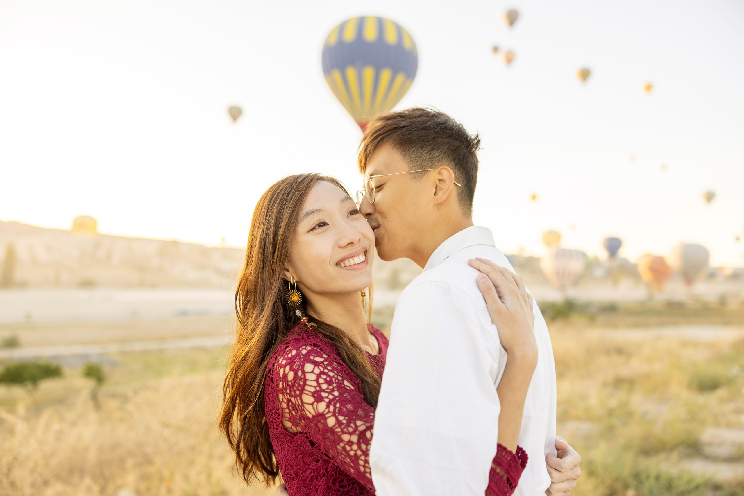 Couple photo shoot in Cappadocia. Julia Ganch I Fashion Wedding Photography I Cappadocia Turkey