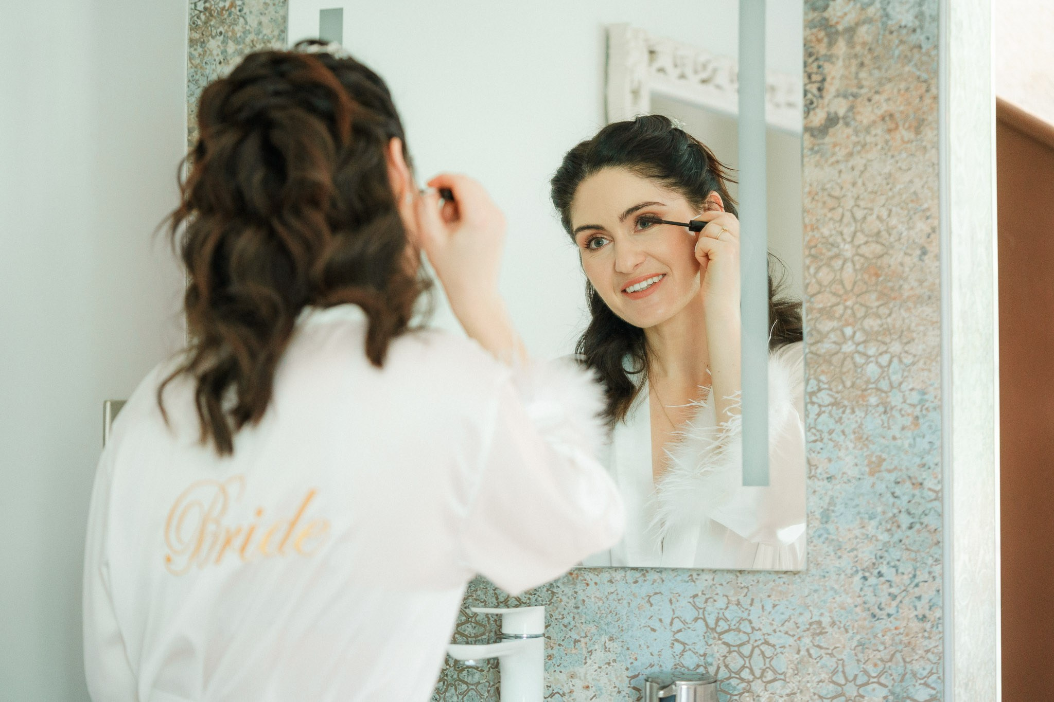 K& F, destination wedding photographer in L’Orangerie de l’Orée du Bois, France