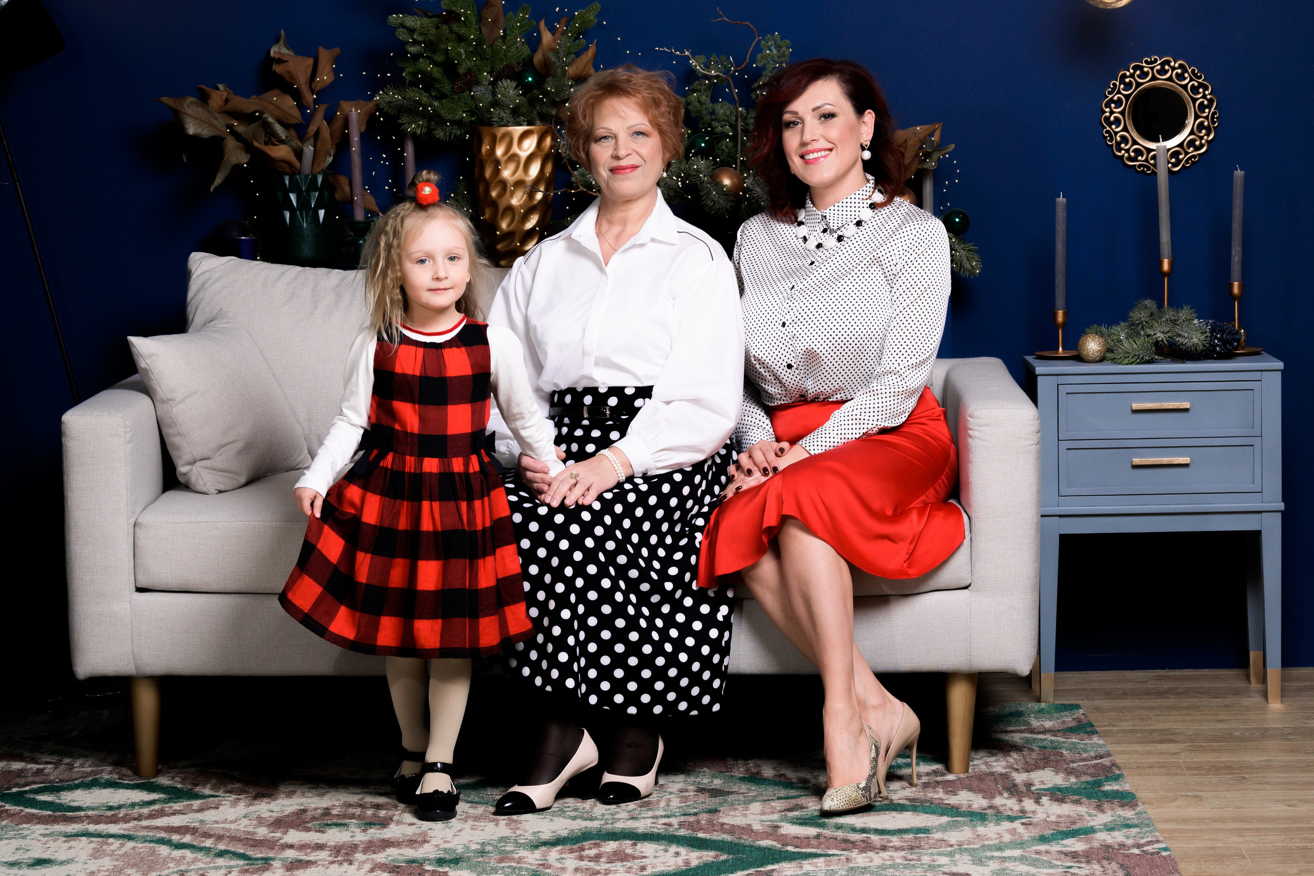 Olya and the family. Fotograf Dmitrii Donets