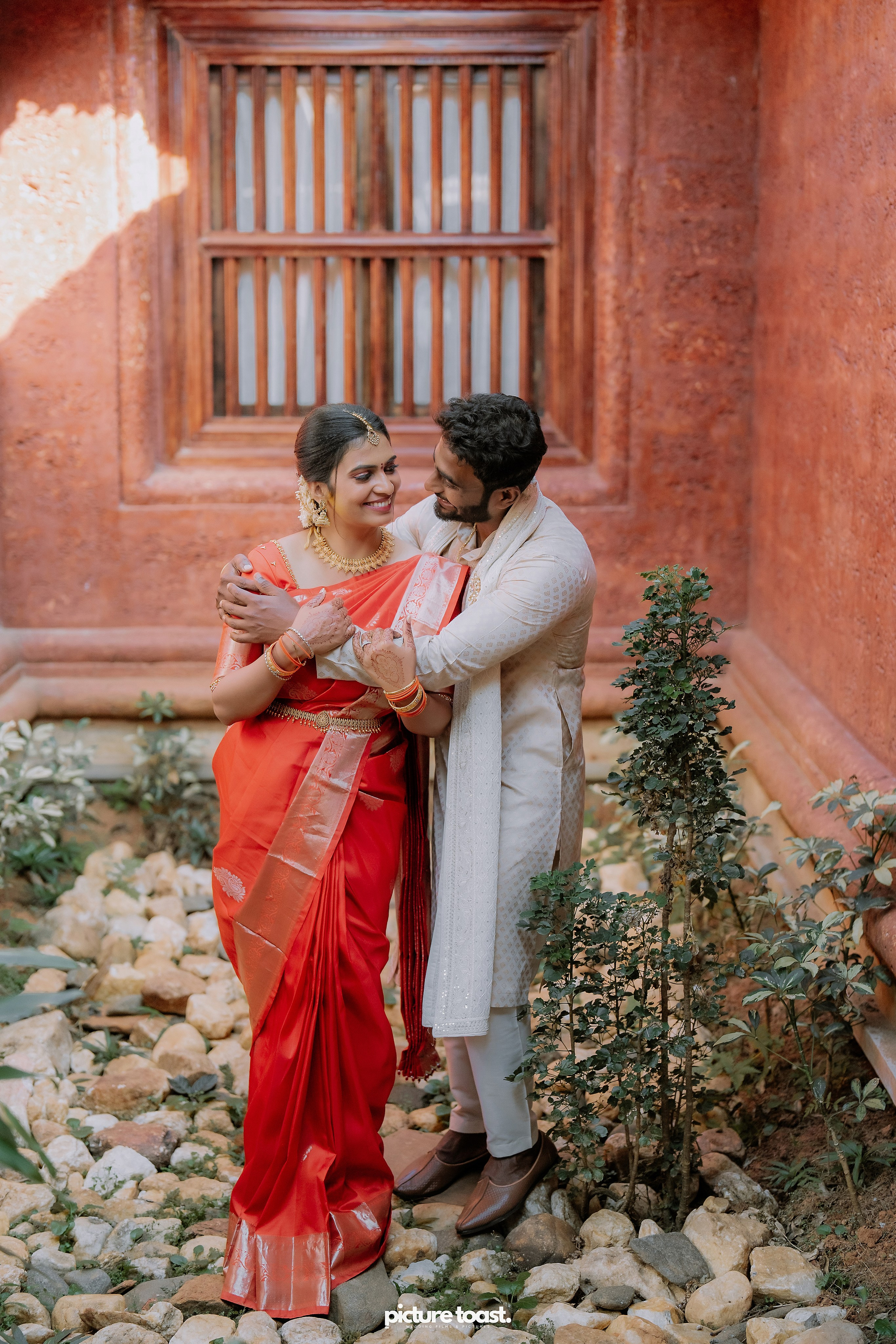 Wrapped in love and tradition. Fine art Wedding Photographers in India & Canada