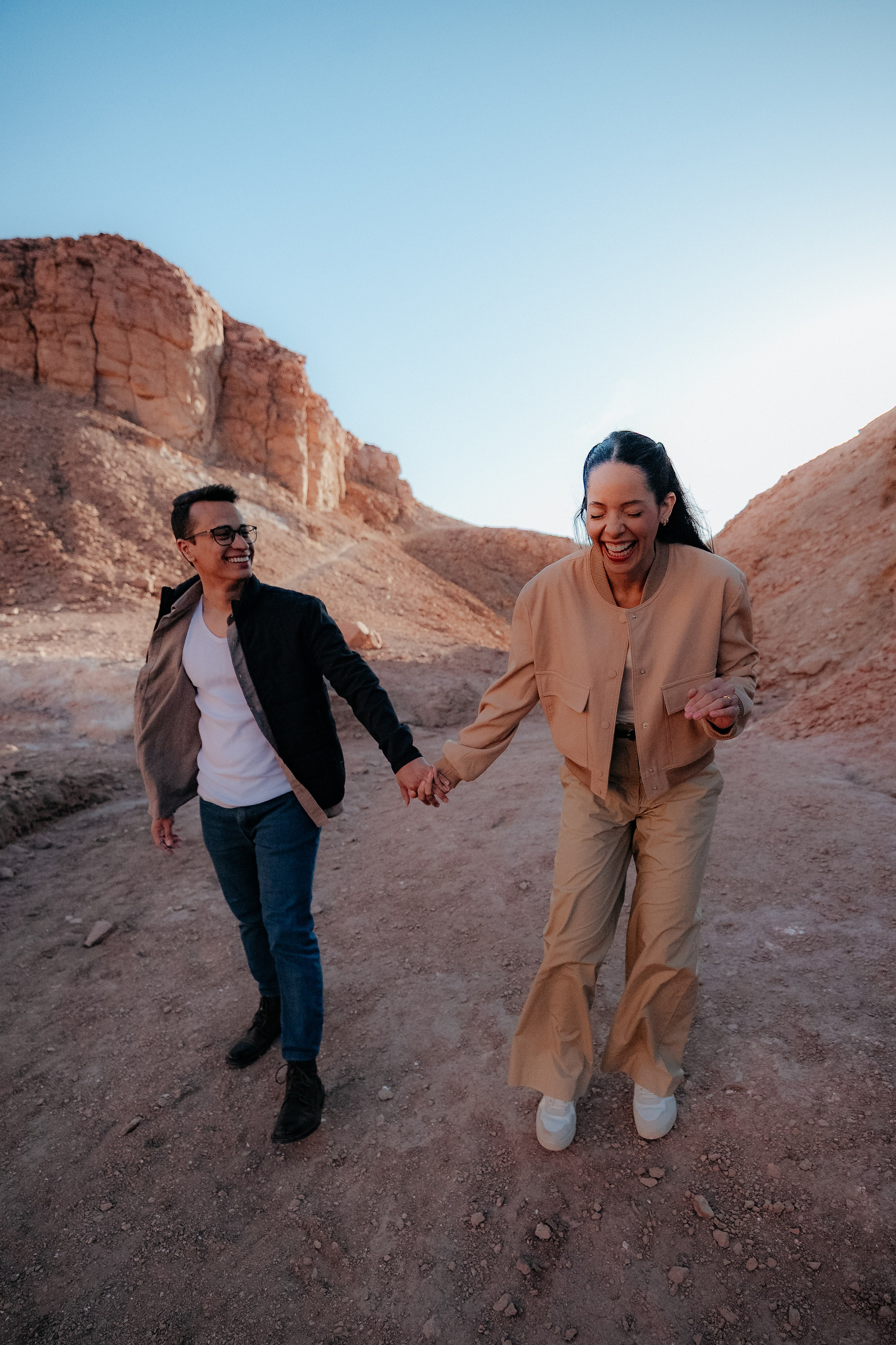 Sessão casual no Vale dos Cogumelos. Fotógrafo em San Pedro de Atacama