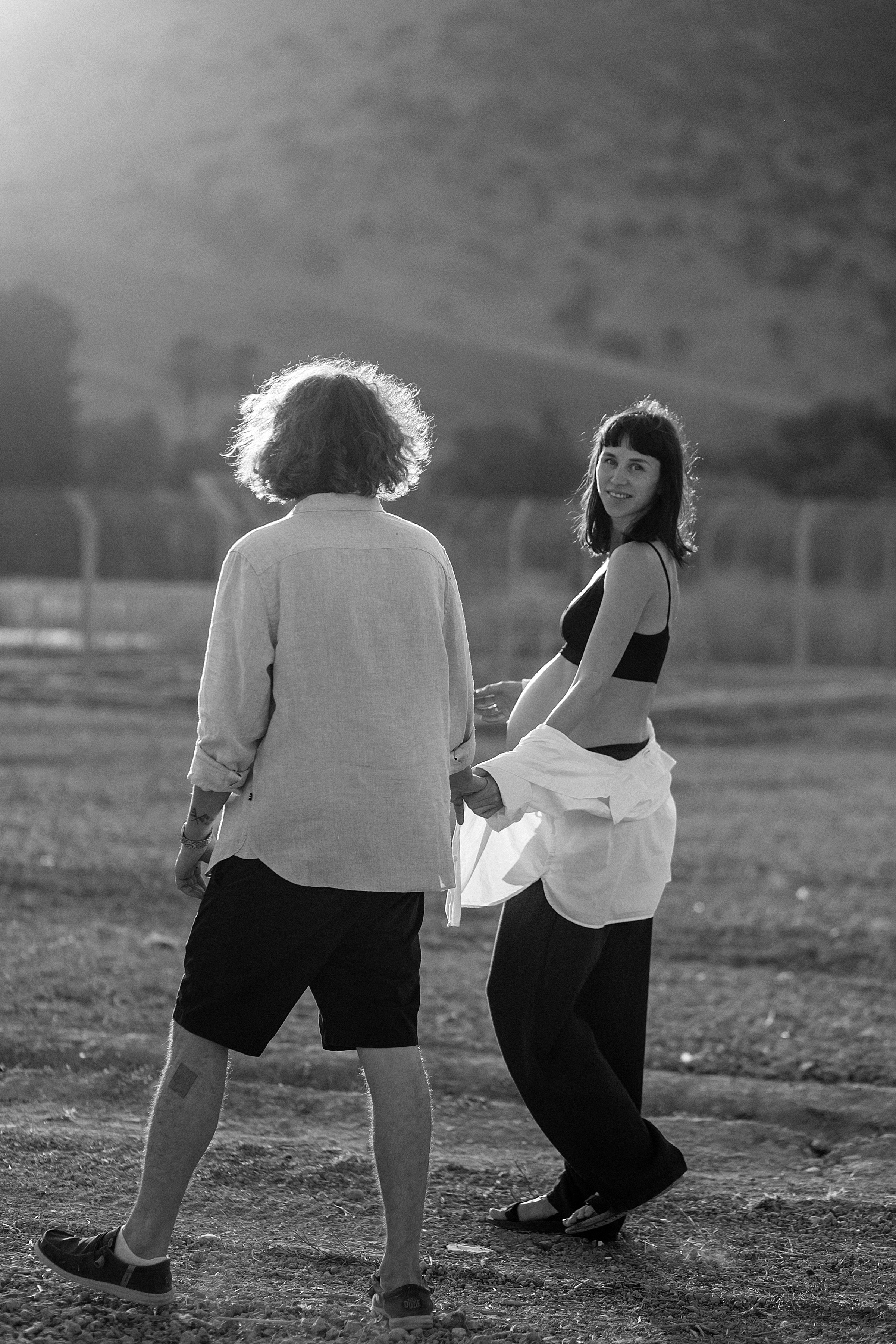 Kiryat Tivon field. Family photographer in Israel