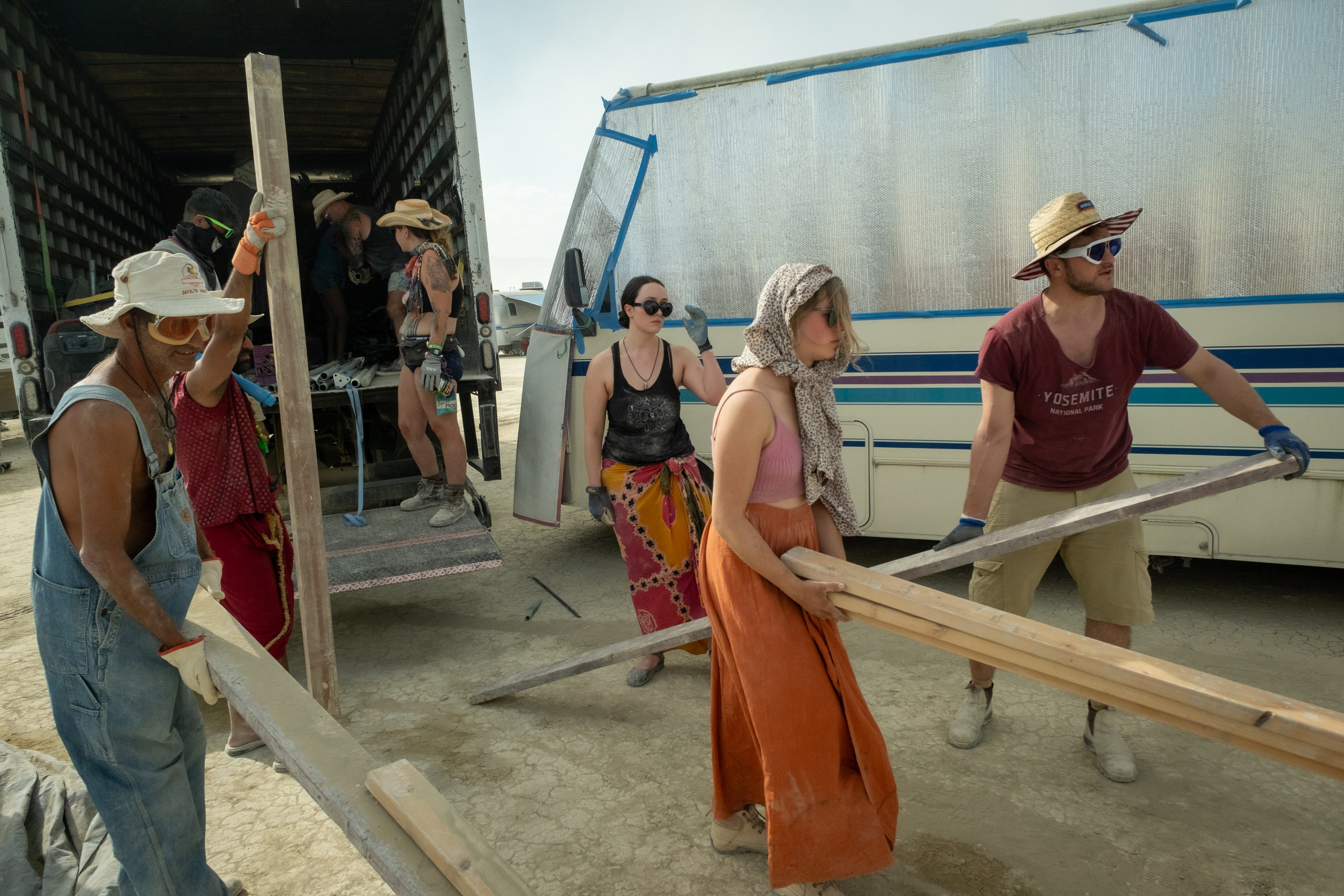 BURNING MAN 2024. Reportage concert portrait photography in the San Francisco Bay Area