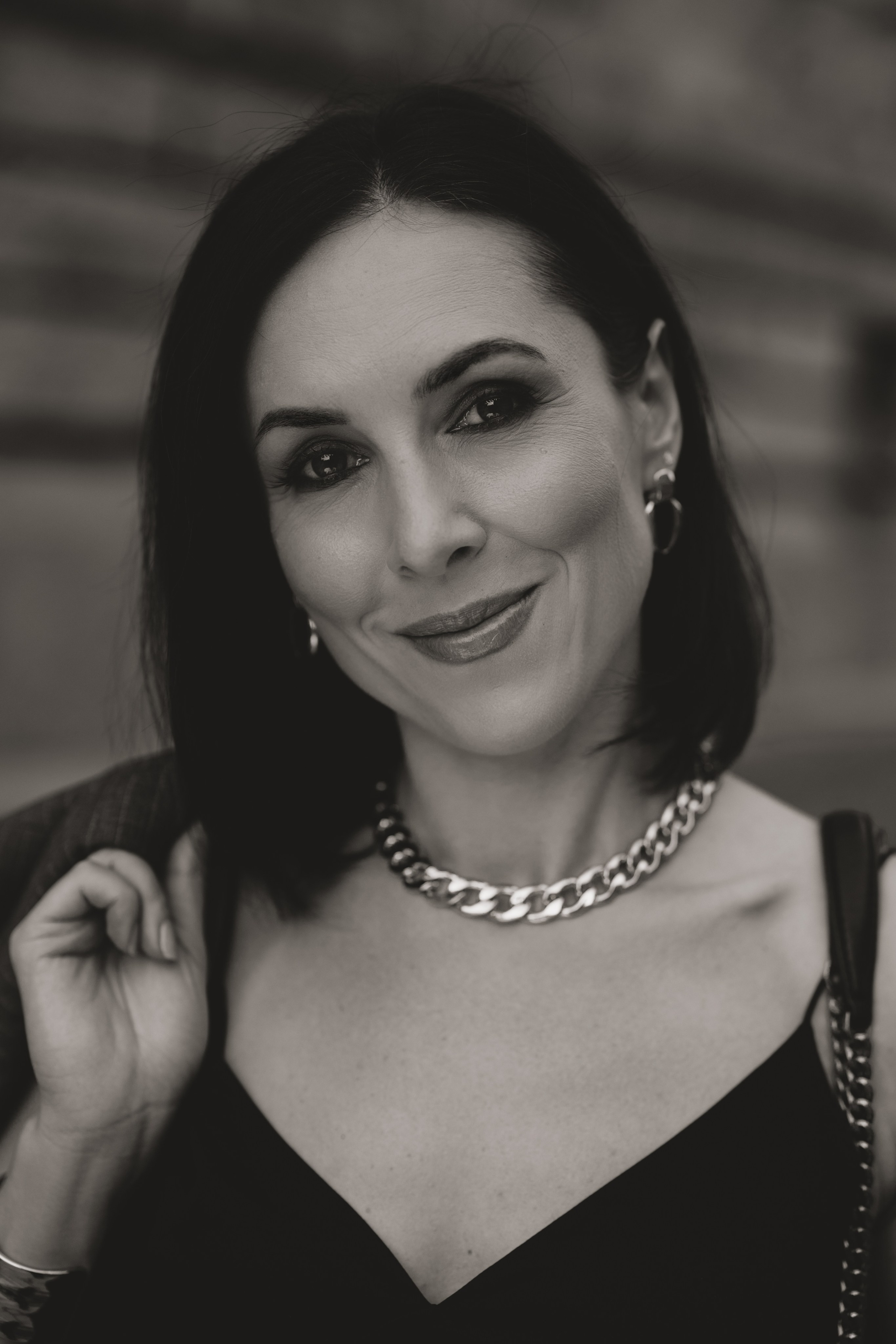 Elegant Street Portrait In Leipzig. Woman in business Suit. Kristina Kozheltsova- Soulful Portrait&Lifestyle&Love Story Photographer in Leipzig, Germany