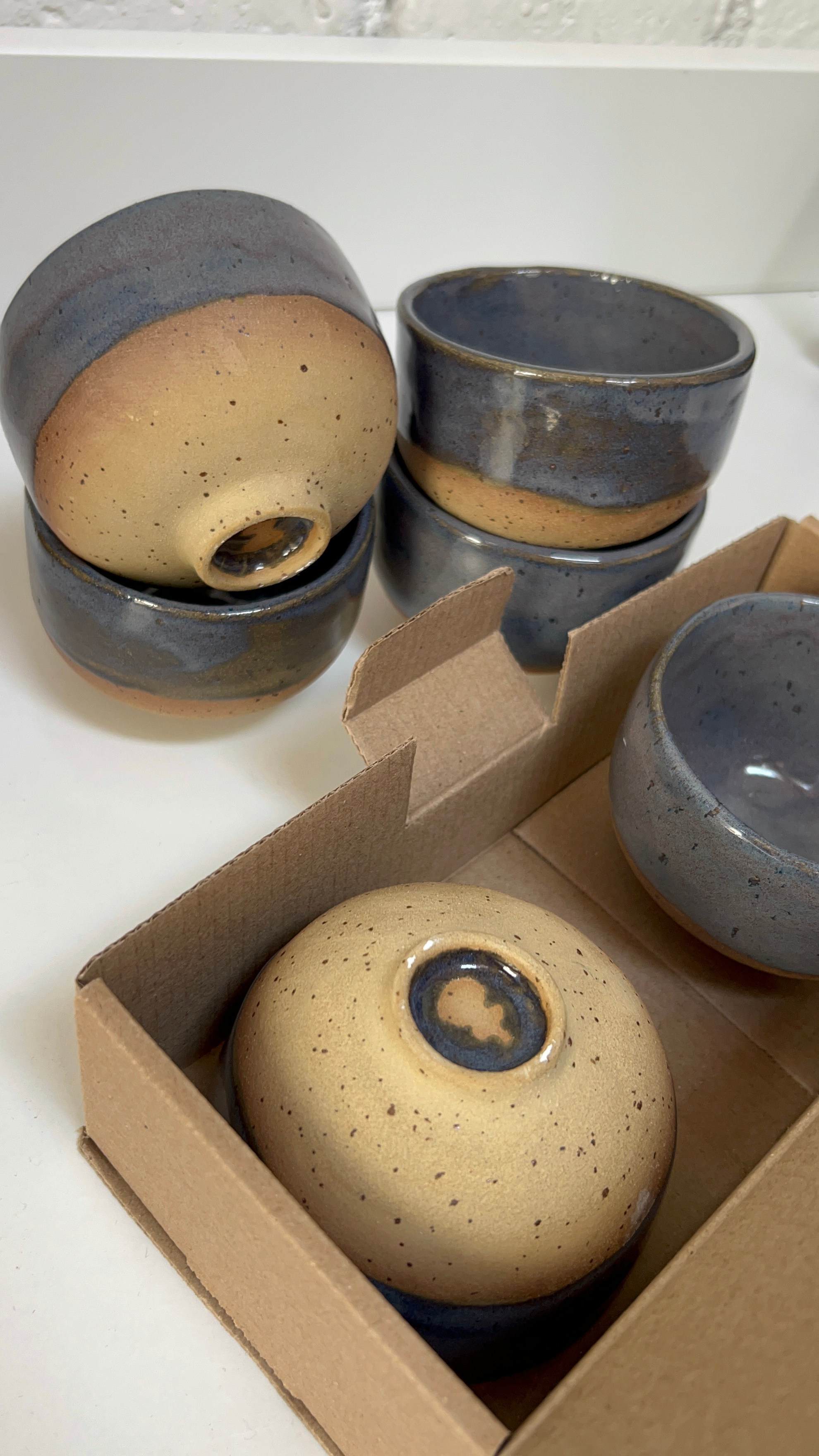 Tea bowls “Sand”. ReefCeramics, based in Nicosia, is a creative hub where handcrafted ce