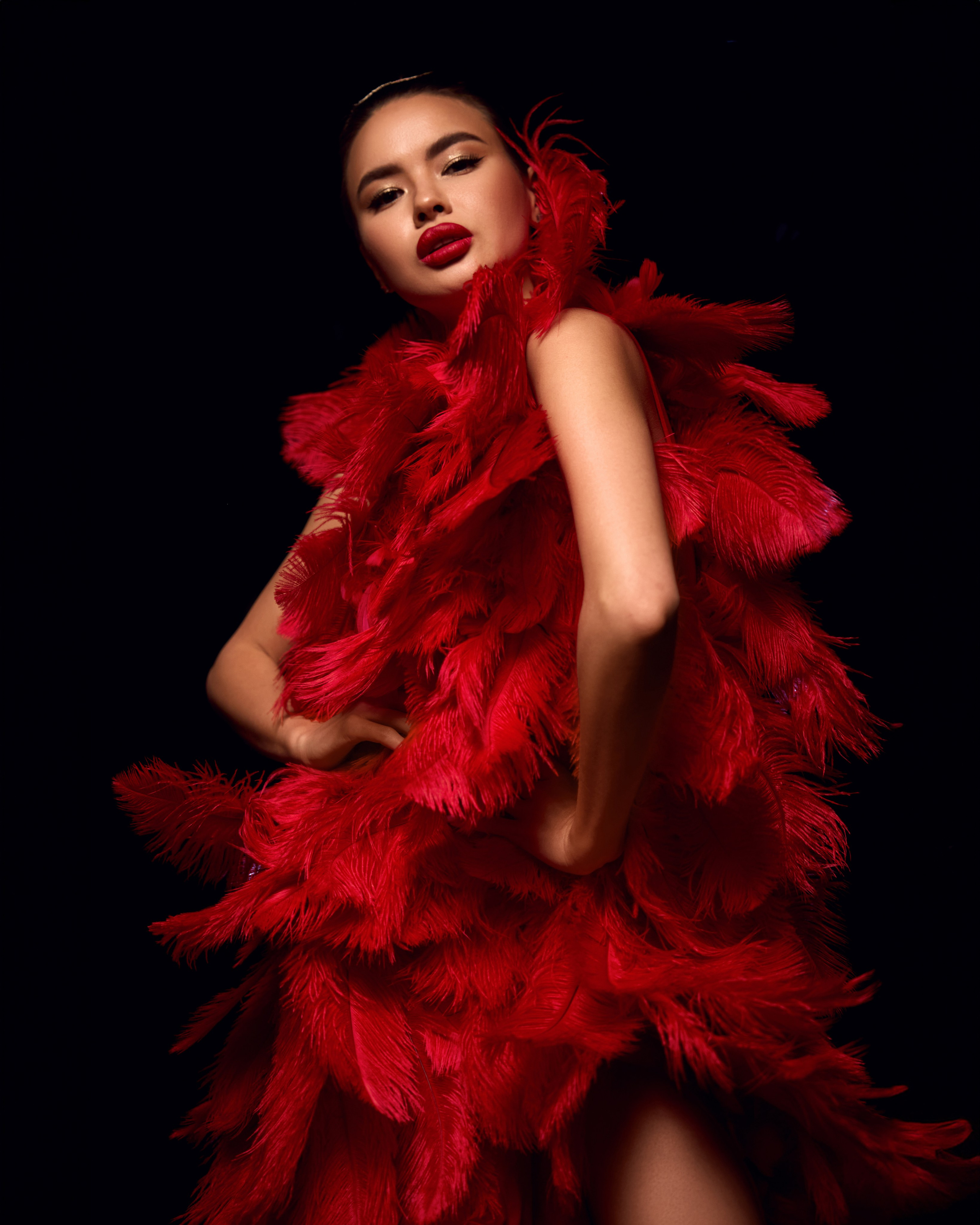 Studio-Shooting. Portraitfotografin Natalia Calcagnile