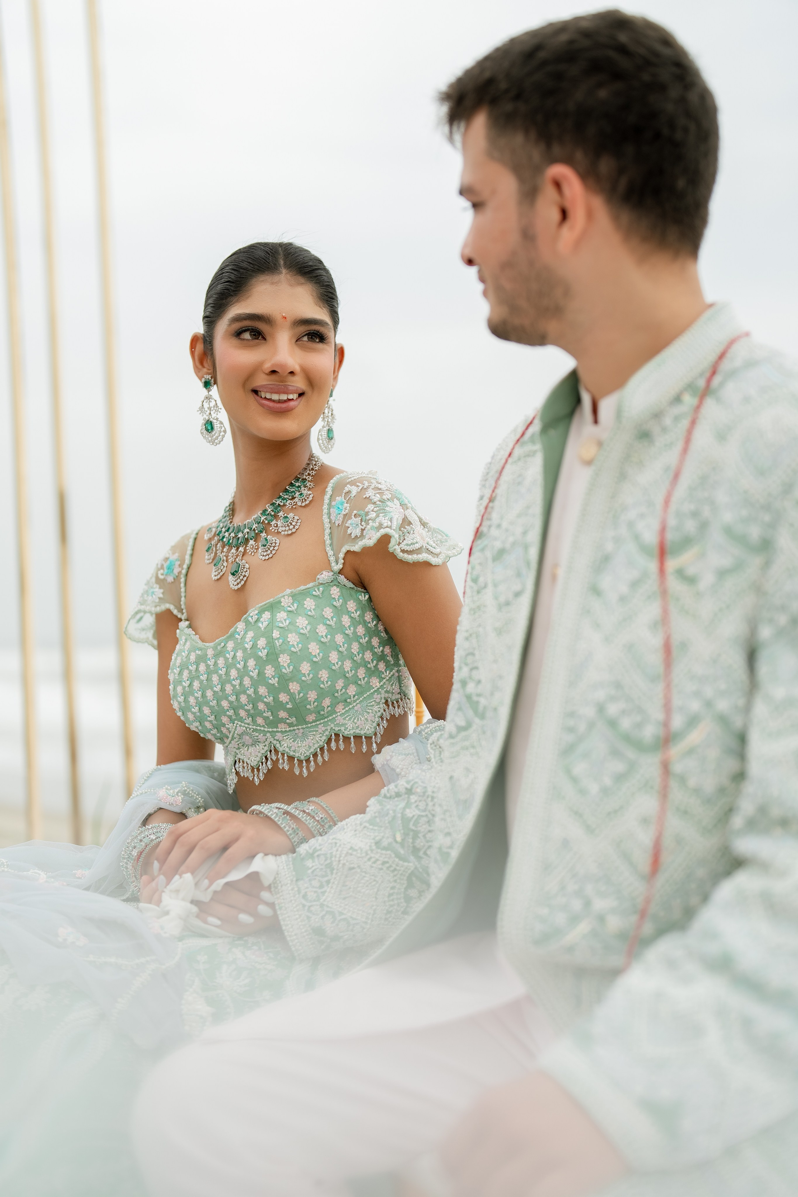 Beach Shaadi! Ft. Aishwarya & Milan. Fine art Wedding Photographers in India & Canada