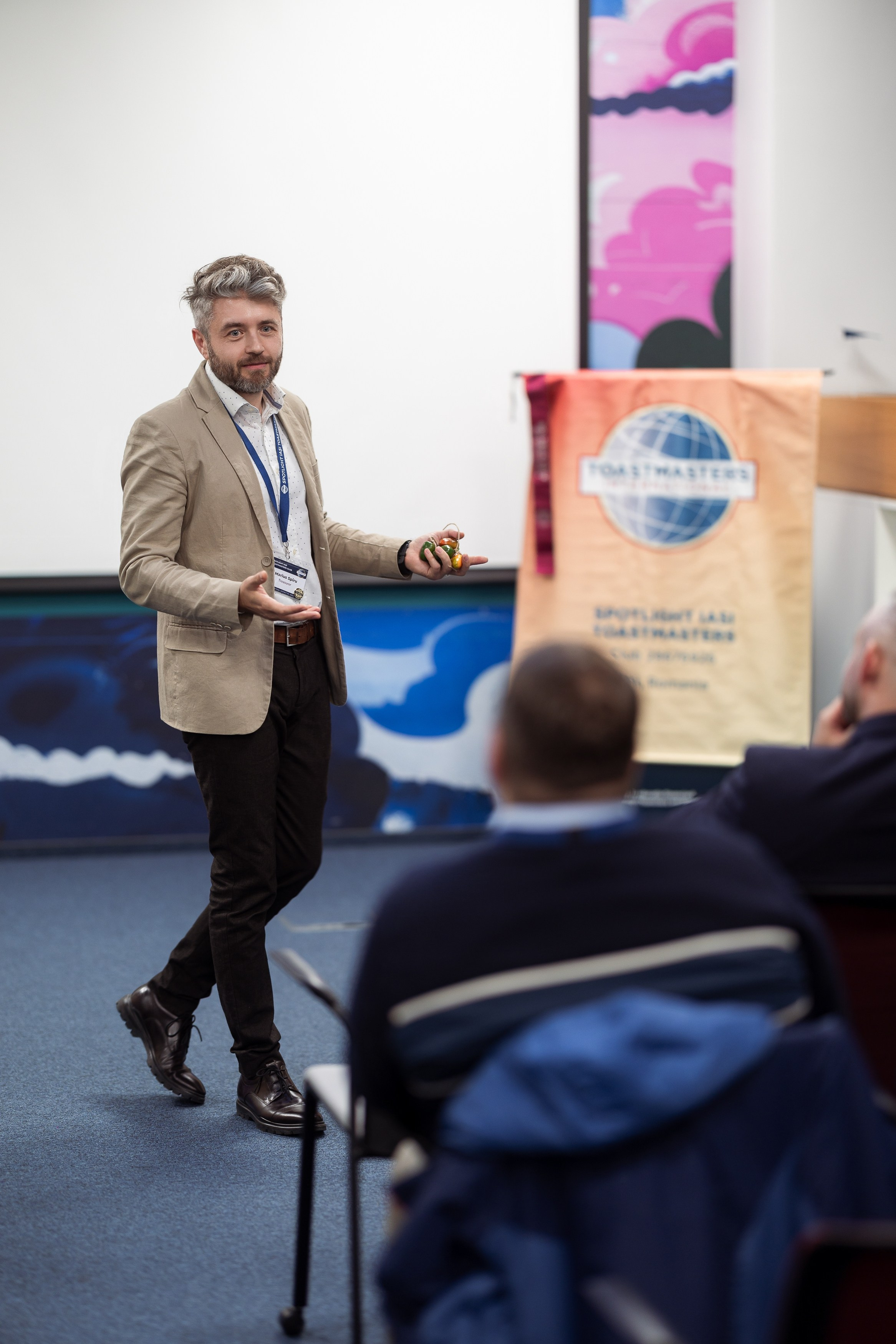 Toastmasters. Marius Ciocan