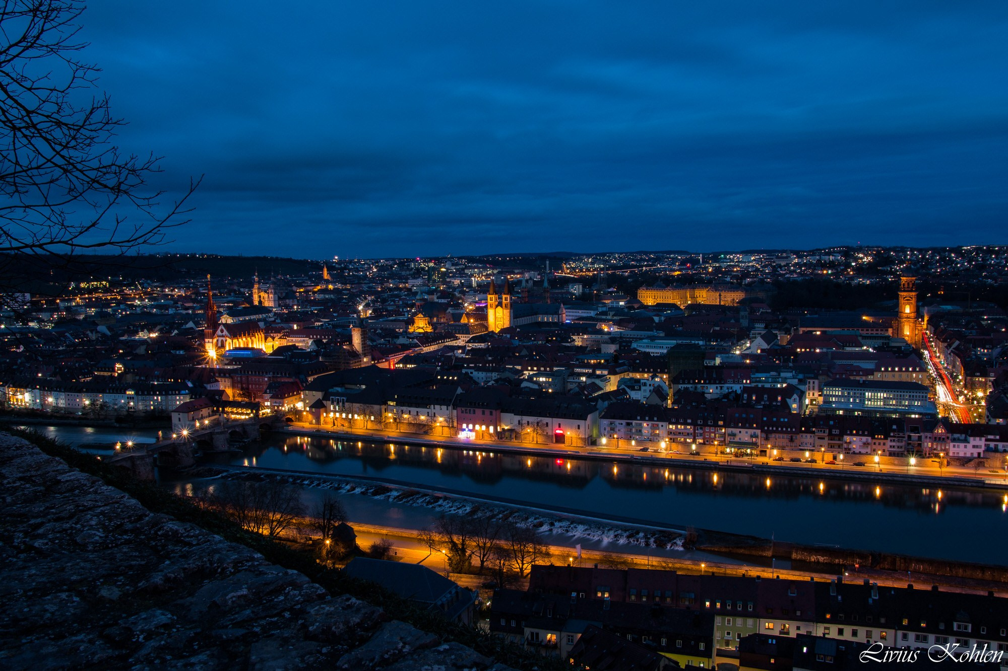 Würzburg by Nacht. FOTO KREATIV