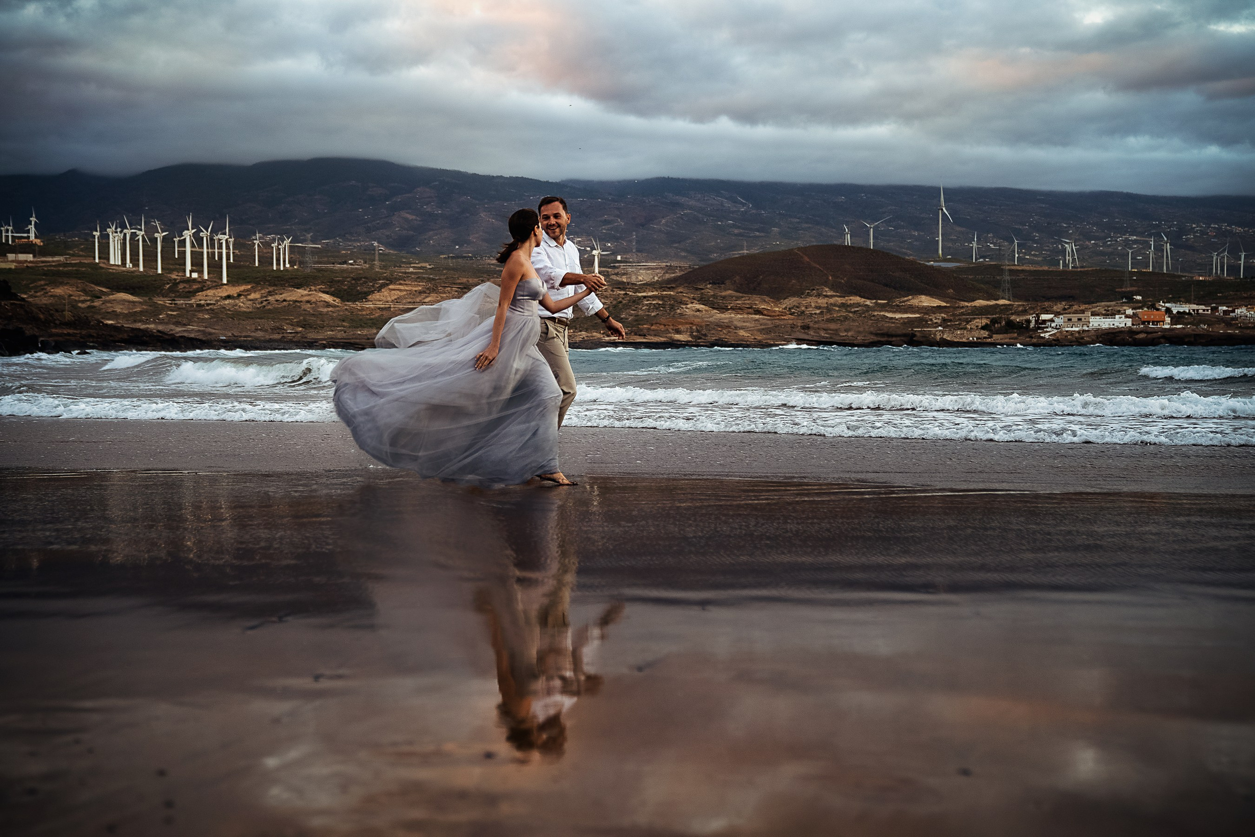 Bodas en Tenerife. Таня Боннет | Профессиональный фотограф на Тенерифе — Летящие платья