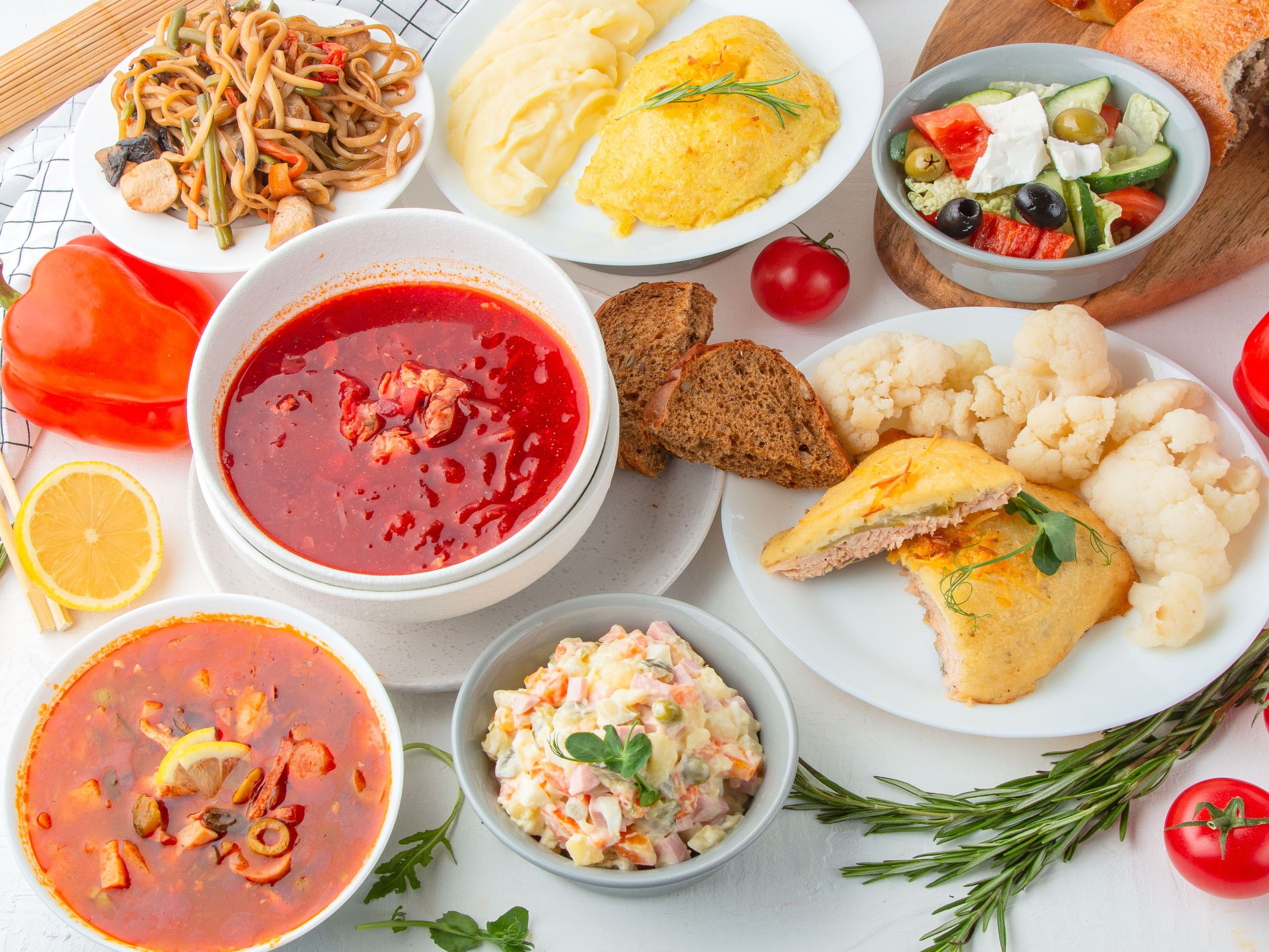 Menu and delivery. Food Photographer in Cyprus Lyudmila Bakalova