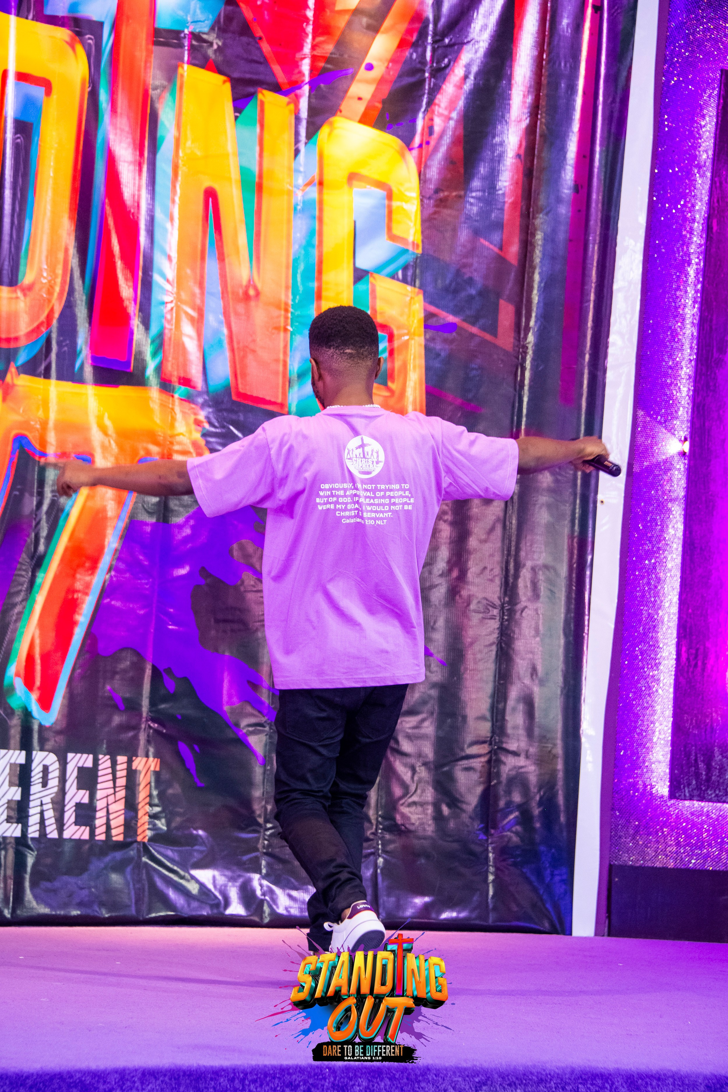 Standing Out Youth Bash. Pastor Morris