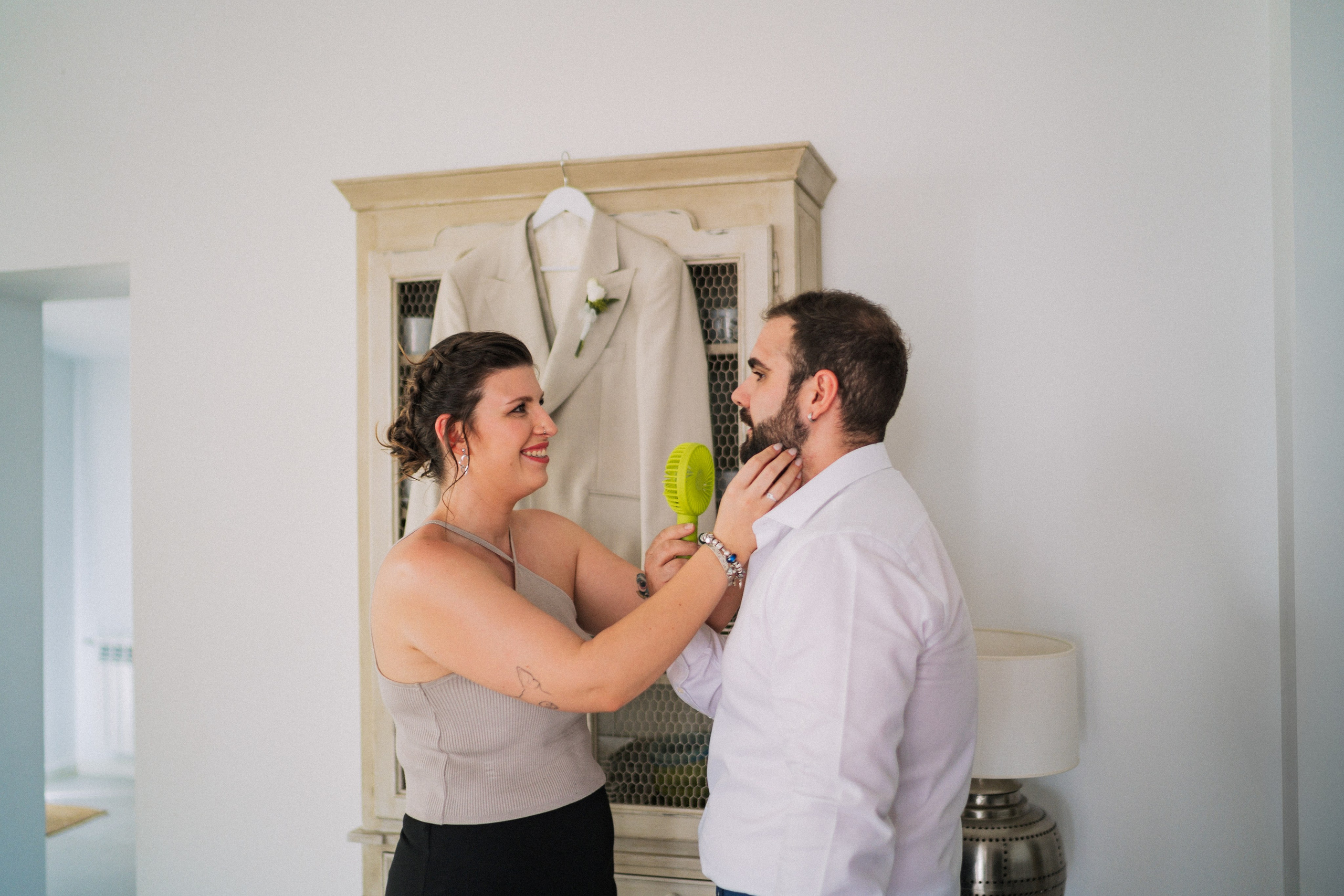 Nerea y Samuel. Christian García