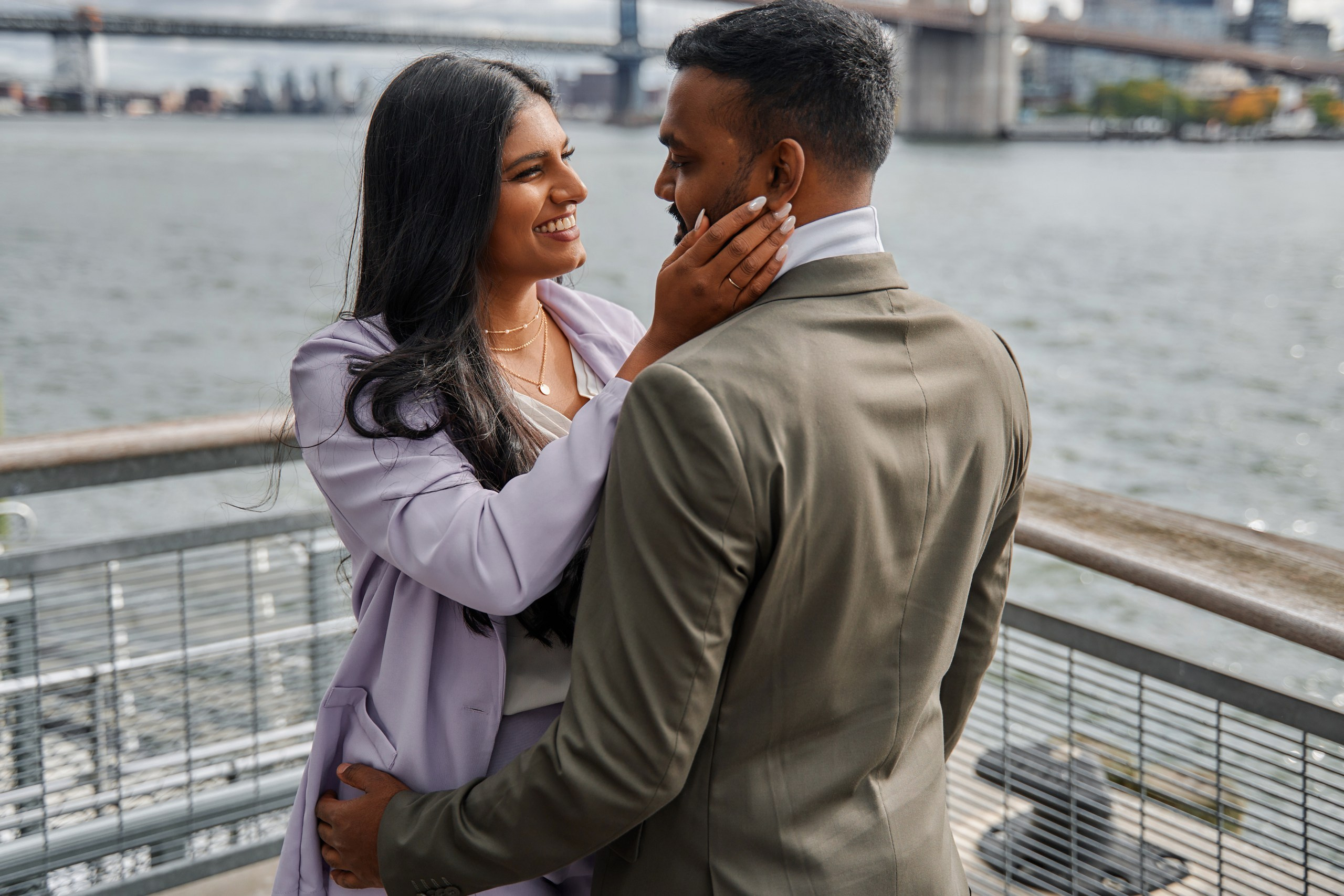 Engagement photo shoot NYC. Professional Wedding and event photographer USA New York