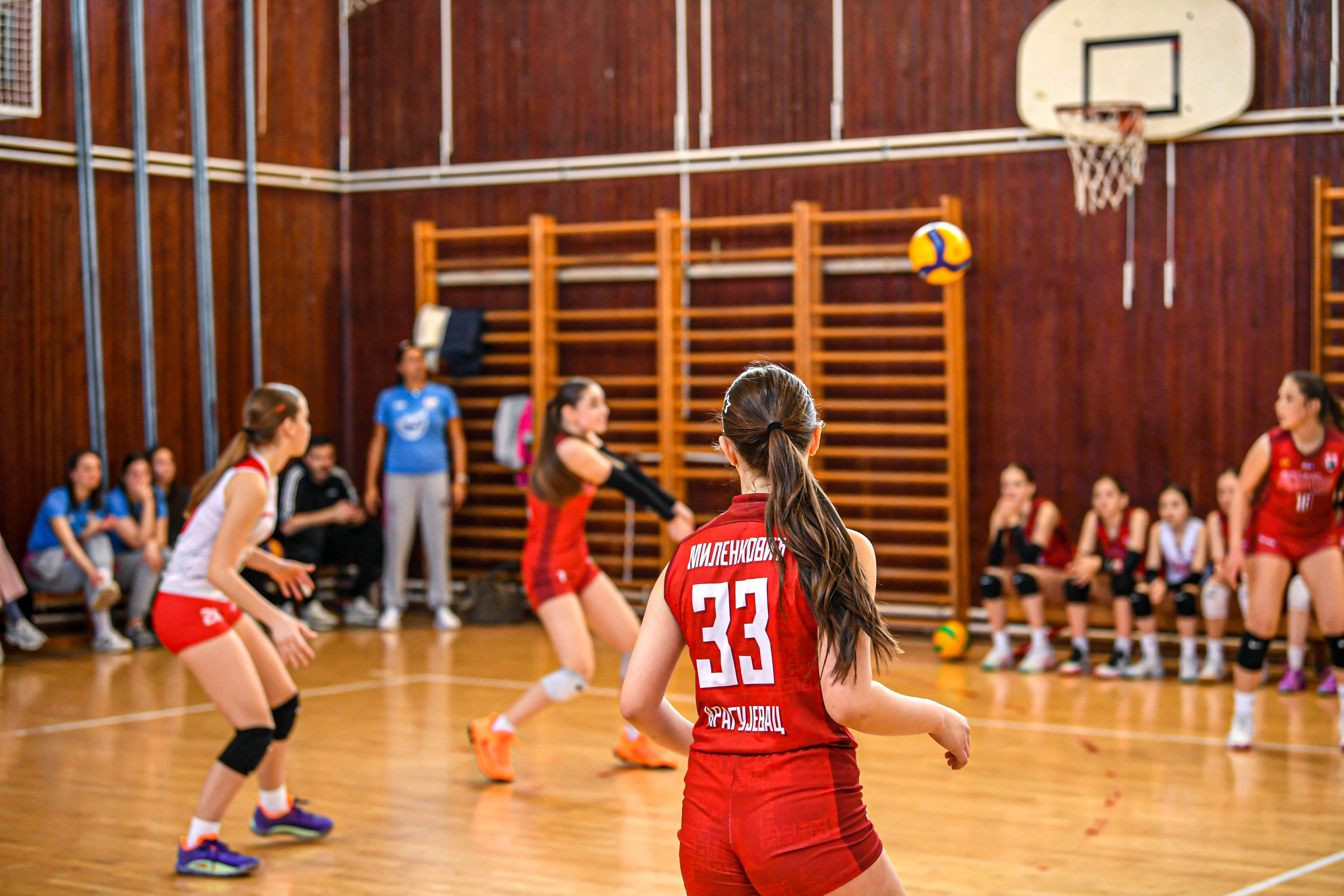 Odbojka 22.03.  Radnicki KG — BlockVolley JAG. Foto Simic Jagodina