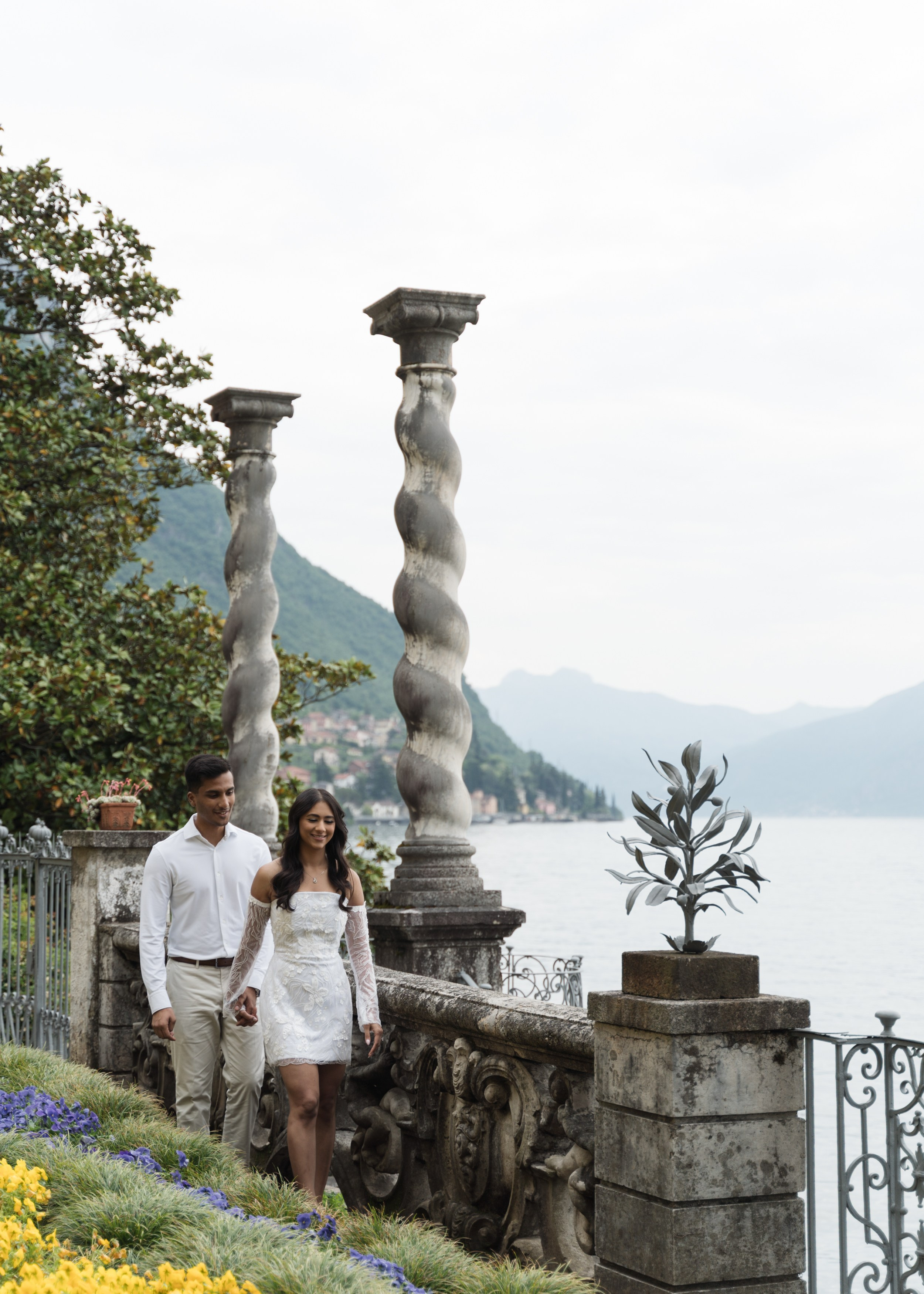 Villa Monastero Secret Proposal. Proposal Photographer in Lake Como