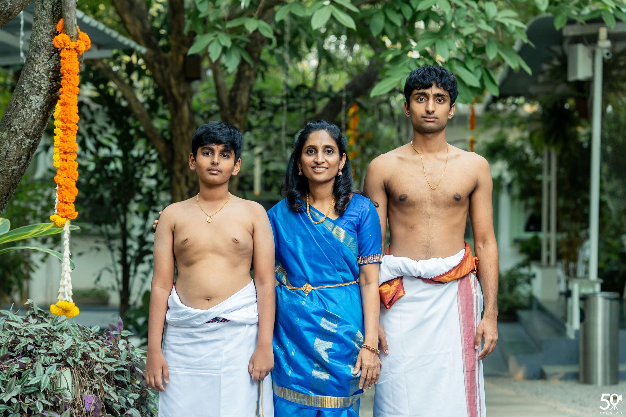 SANJAY AND SAKETH UPANAYANA. 50mm STUDIOS