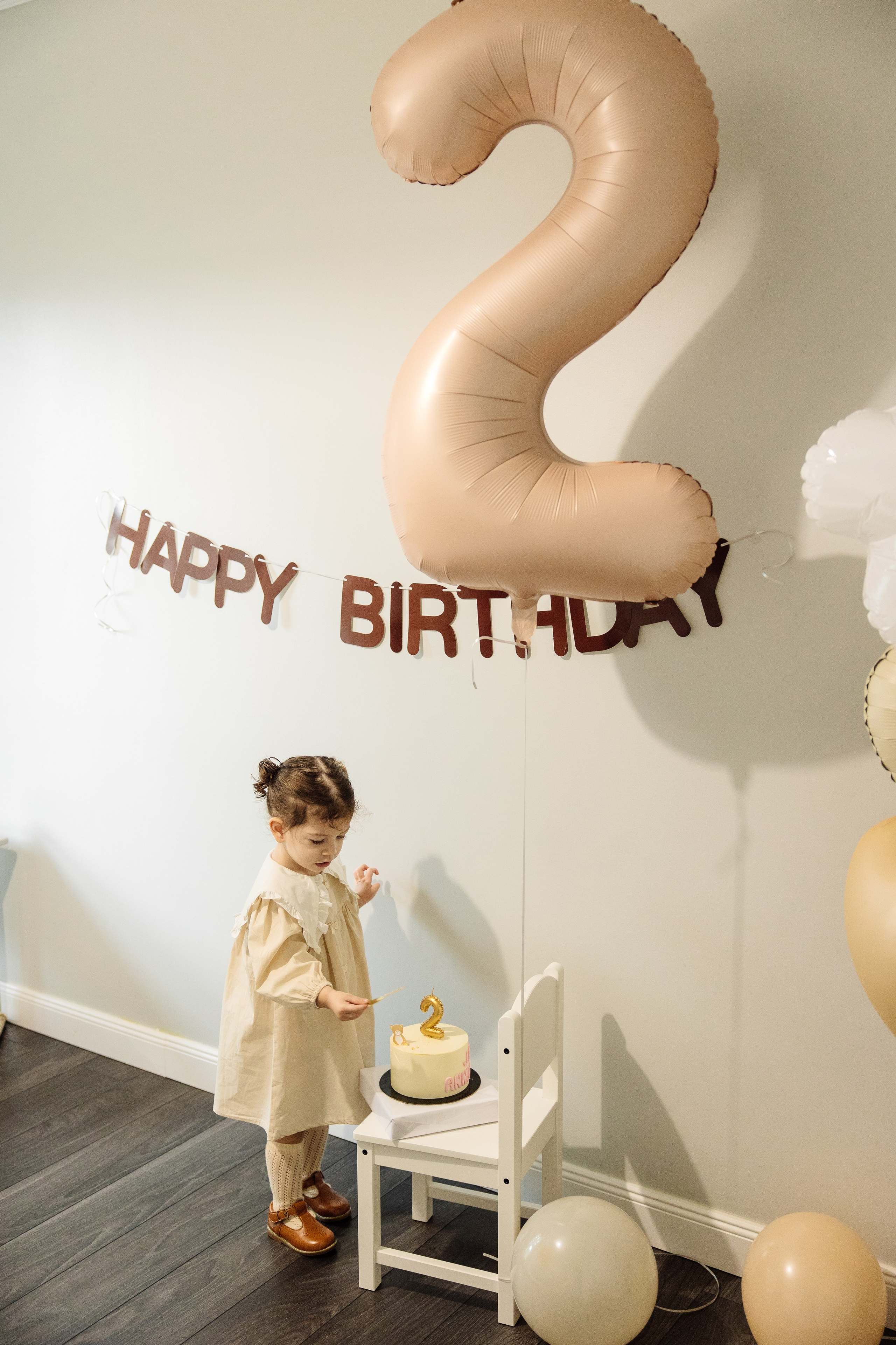 2nd birthday with the balloon