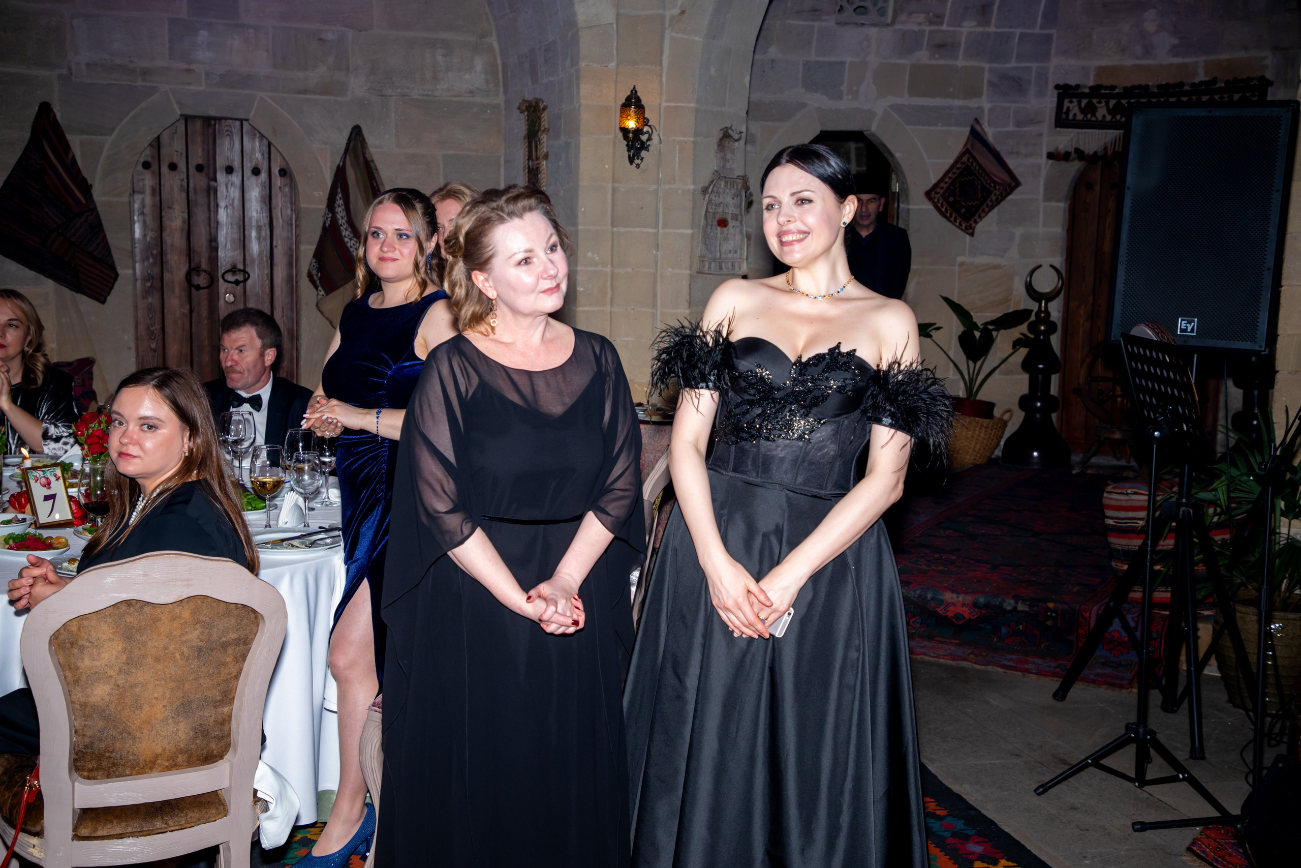 Gala-Dinner with the French Countess, the main etiquette expert Marie de Tilly. Baku Photographer