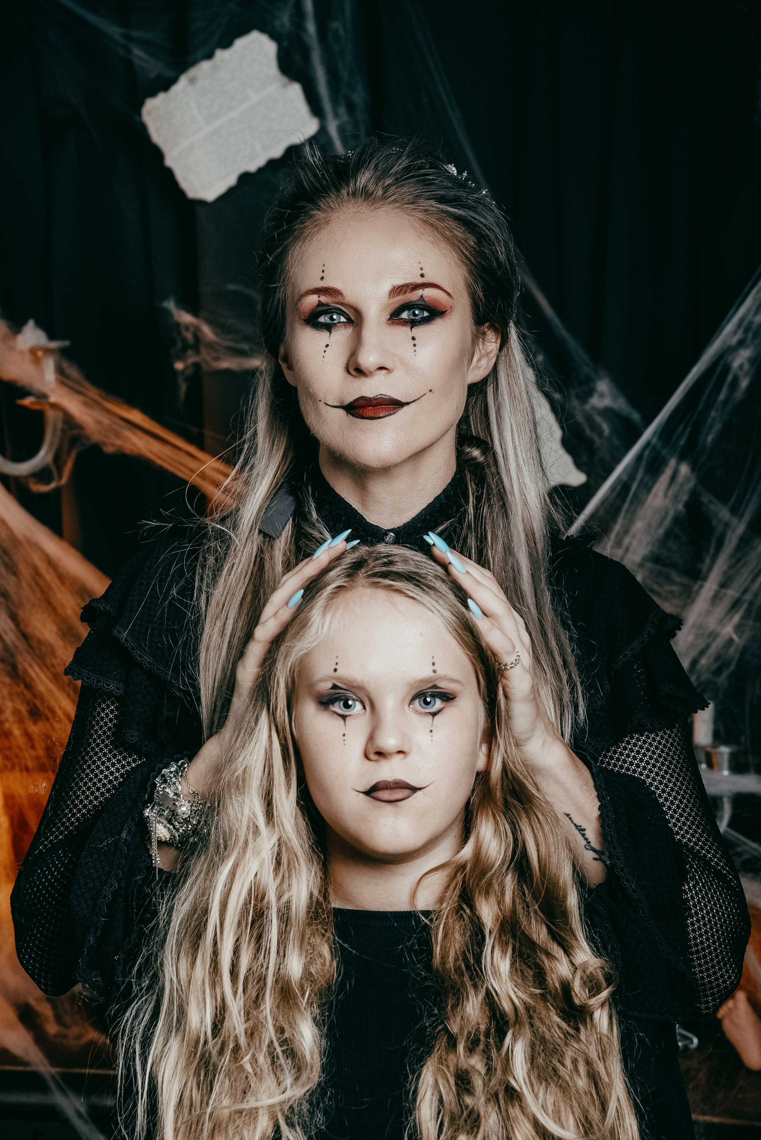 Halloween themed studio photo shoot 