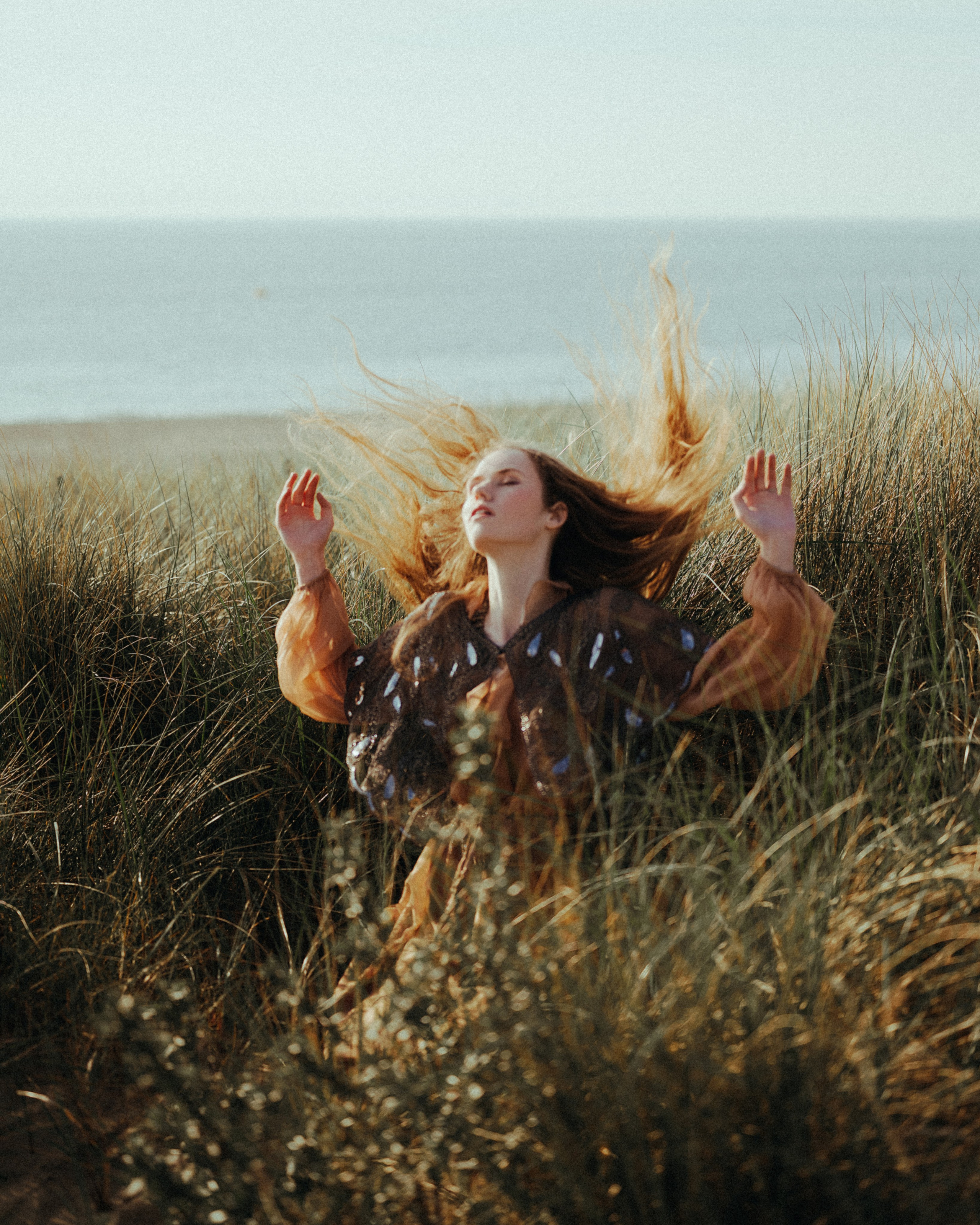 Sunset on the Beach in the Dunes, Leiden. Moth & Moss Photography