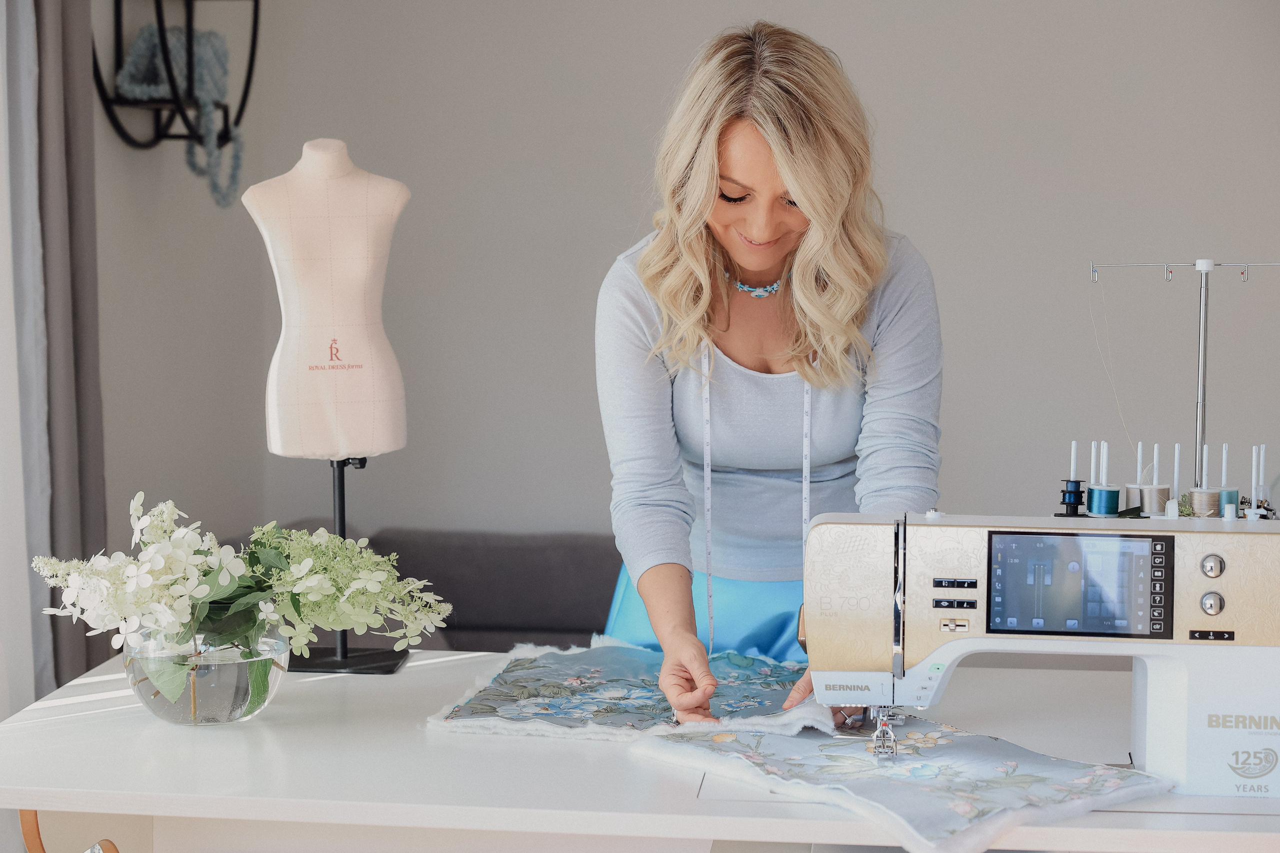 The Founder of the Sewing School. Photographer Marina Gargi