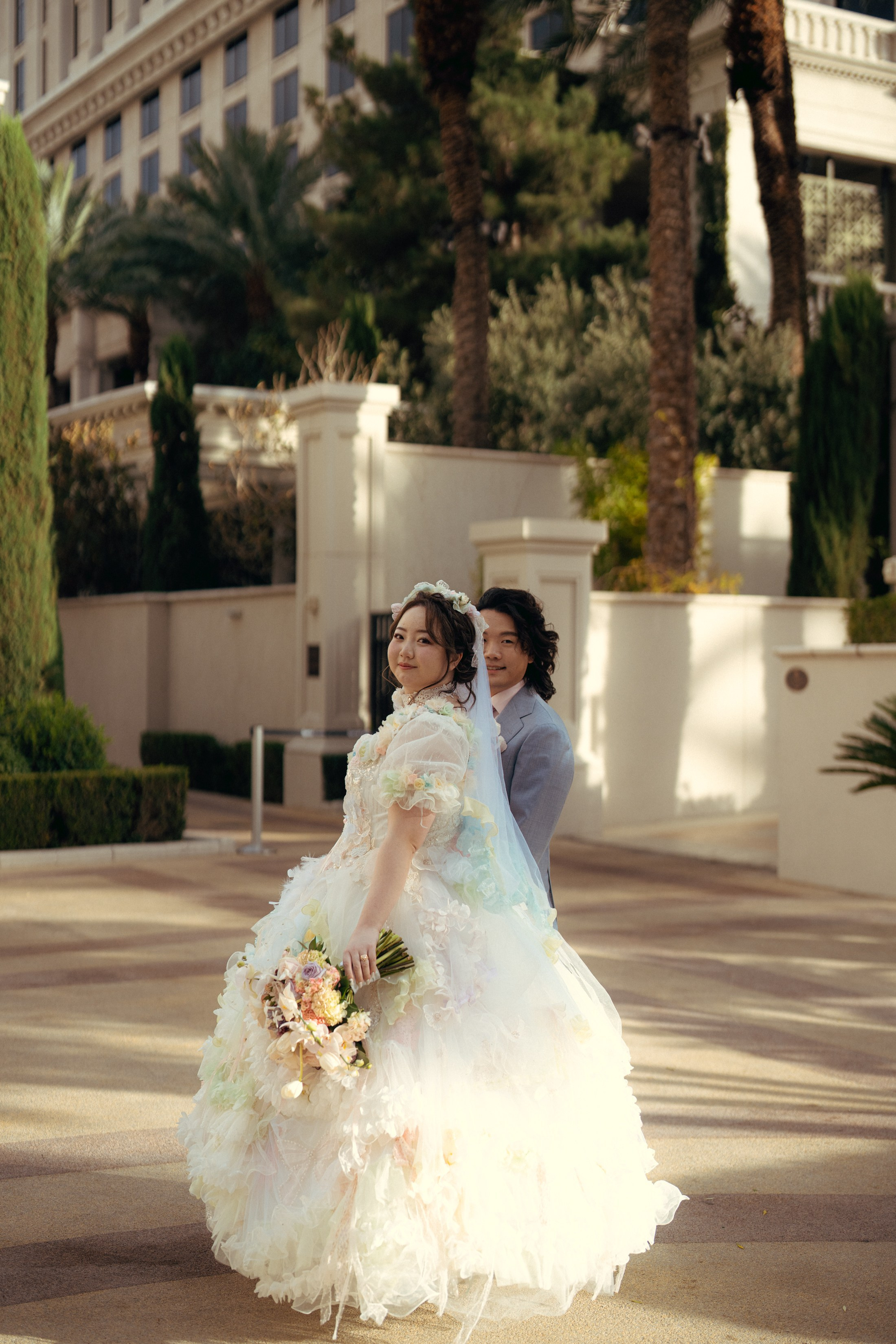 Aaron&Wenjing. Wedding & elopement photographer Viktoriya Kravtsov. Las Vegas
