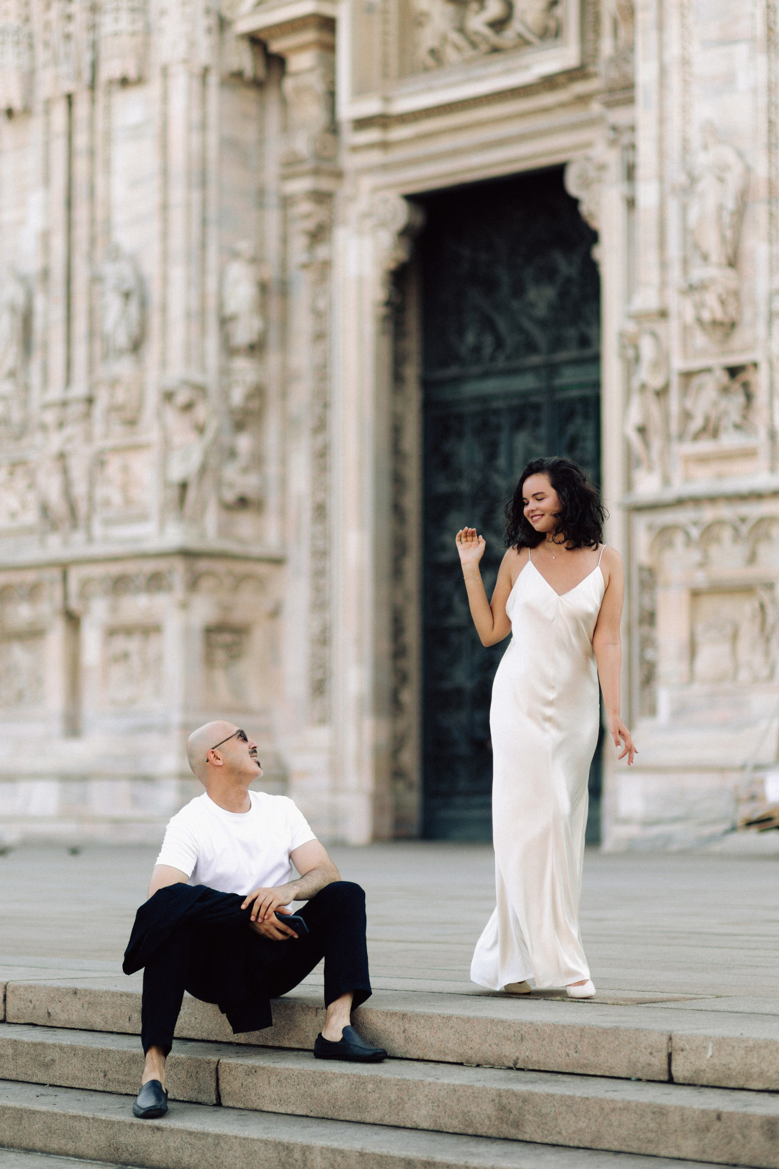 Love story session in Milan, Italy