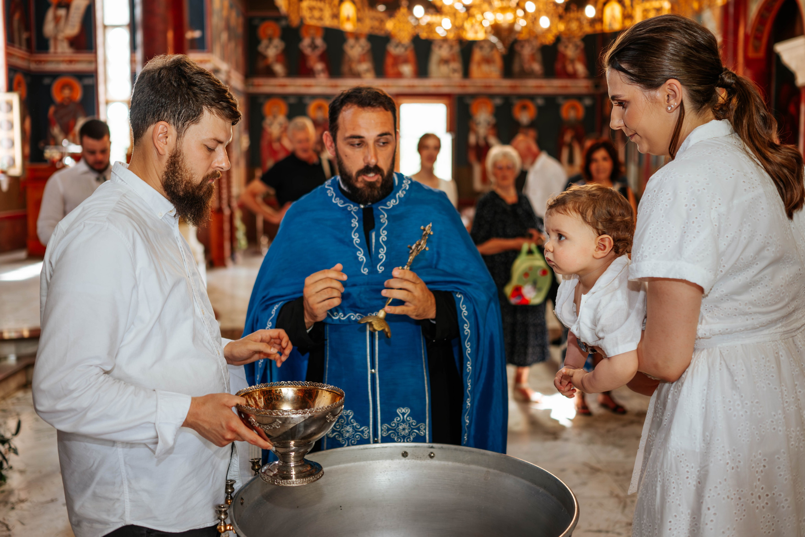 Mihajlo - krštenje. Dečiji i porodični fotograf