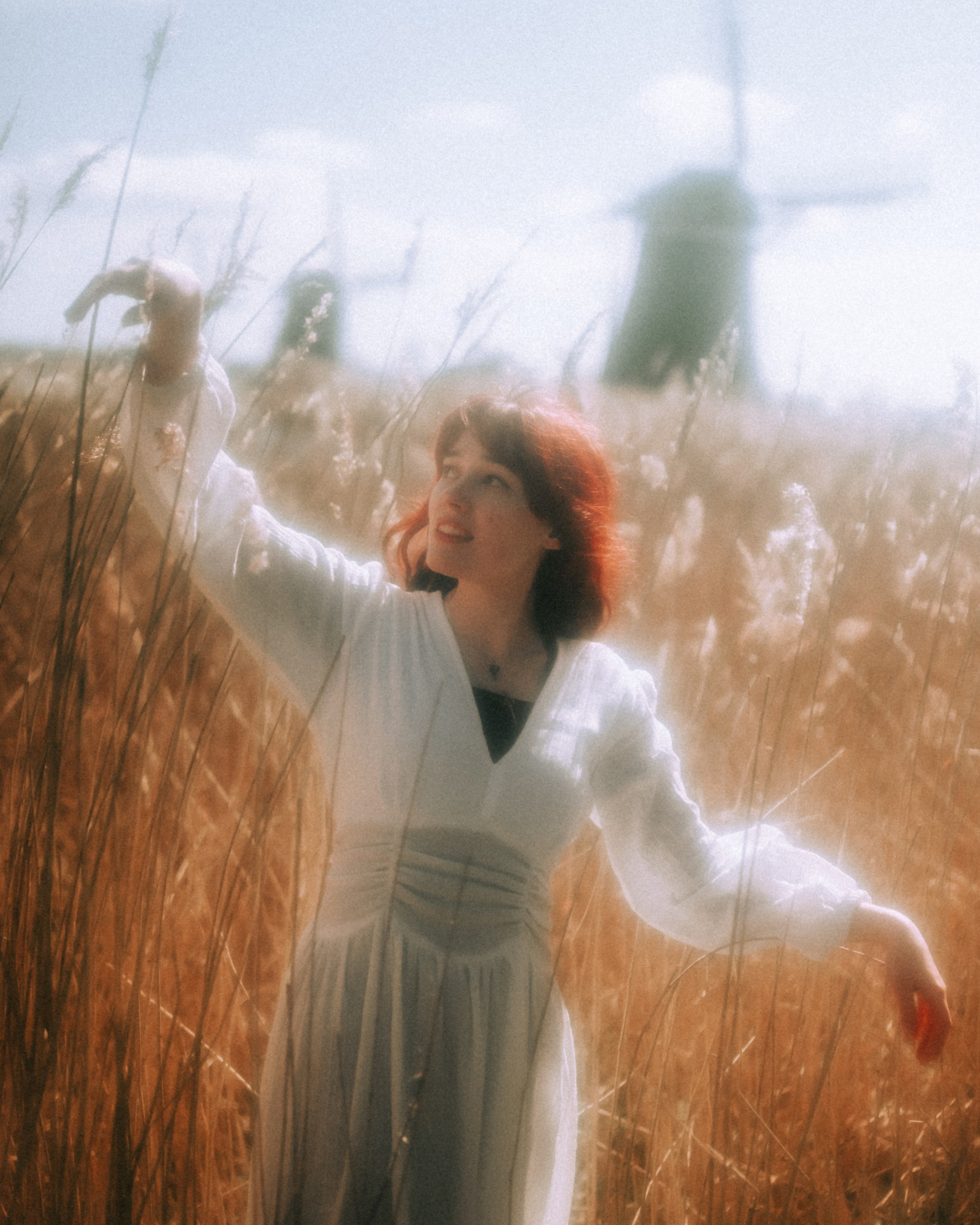 Outdoor Photoshoot with Windmills. Moth & Moss Photography