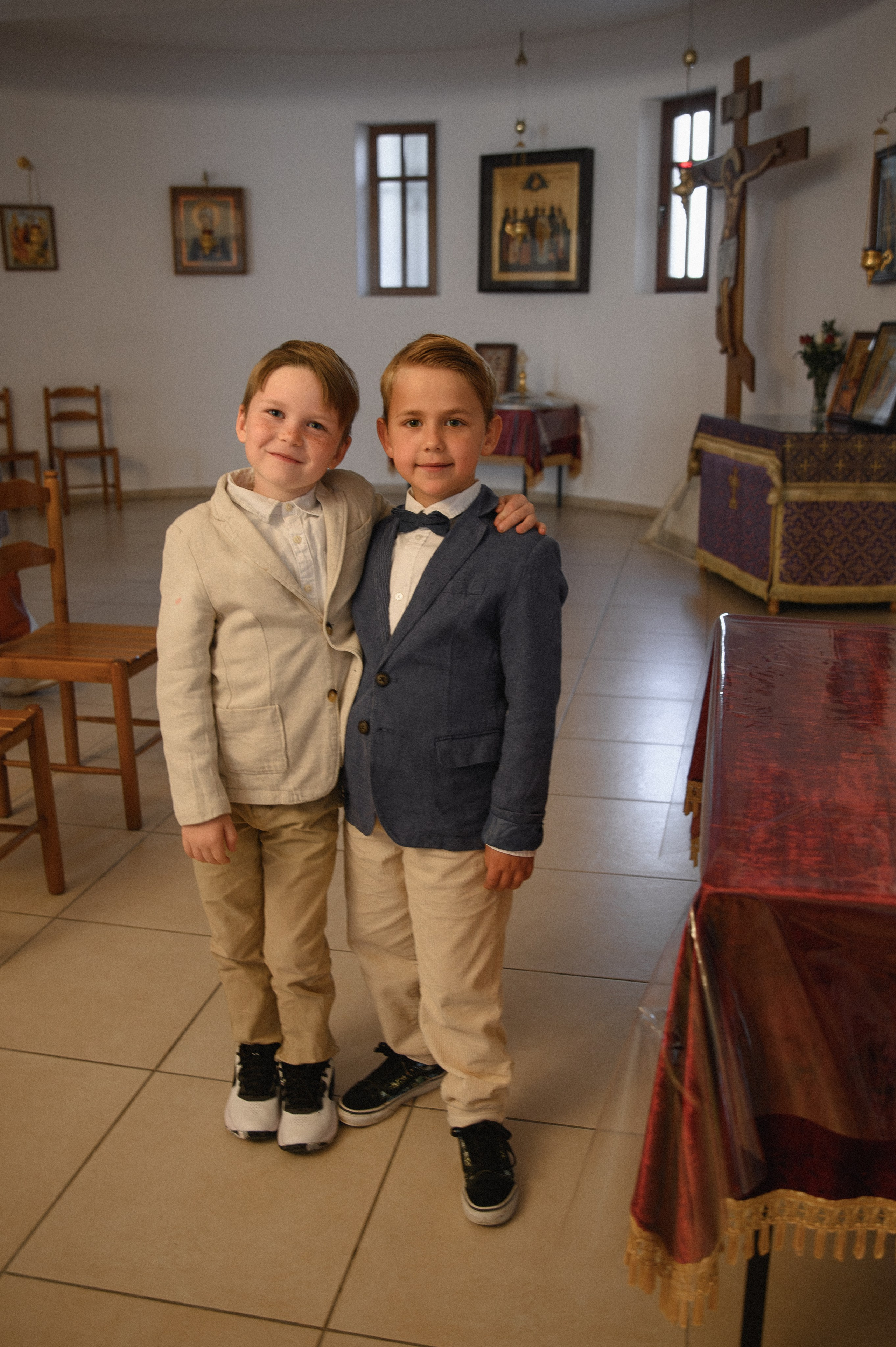 Baptism Mihail. Family, children, portrait, and event photography in Thessaloniki