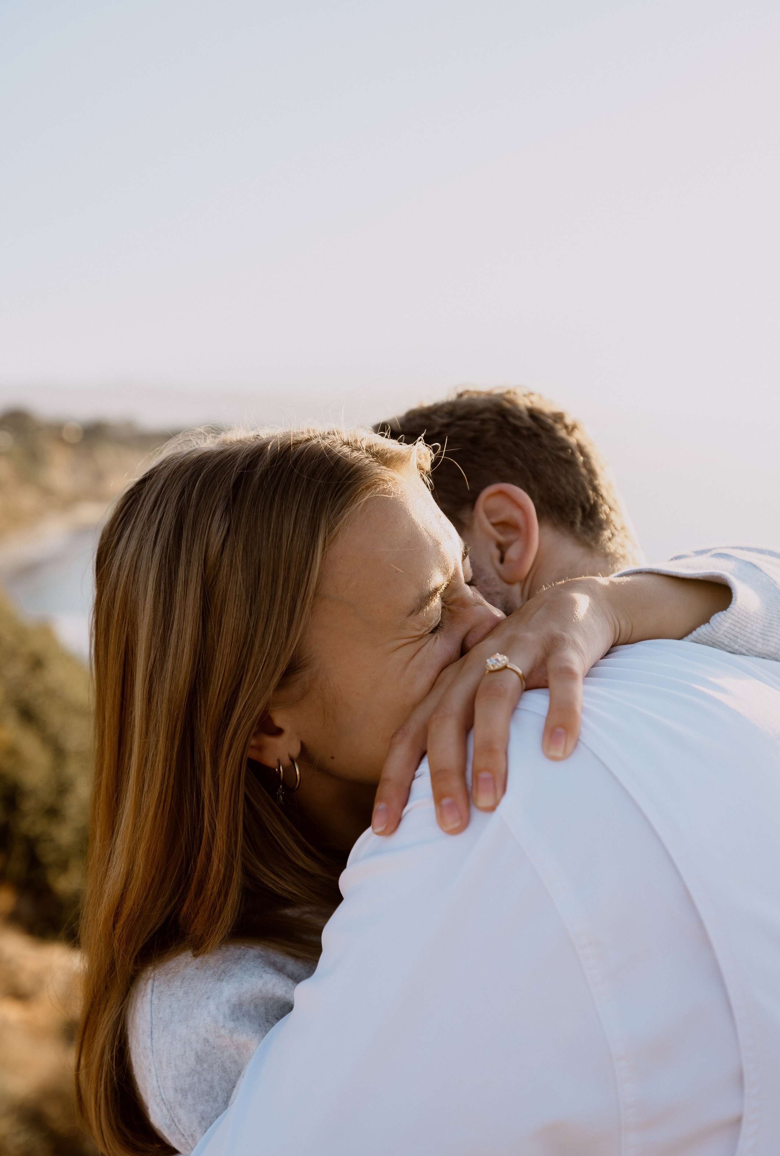 Surprise Proposal at Sunrise at Point Dume, Malibu | Taya Frank. Southern California Family and Couple Photographer