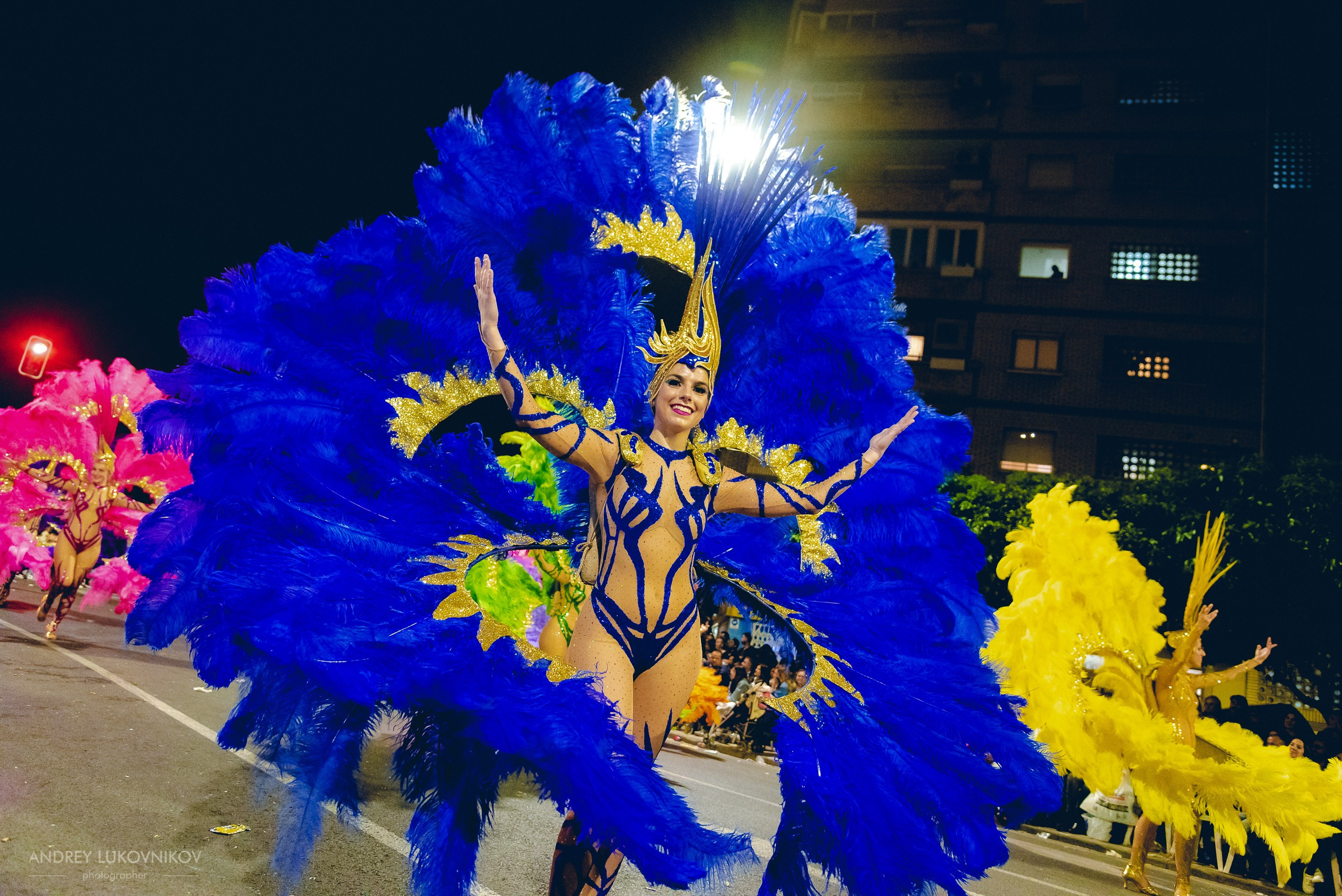 Photo report from the night carnival in Murcia | Reportage photographer Andrey Lukovnikov