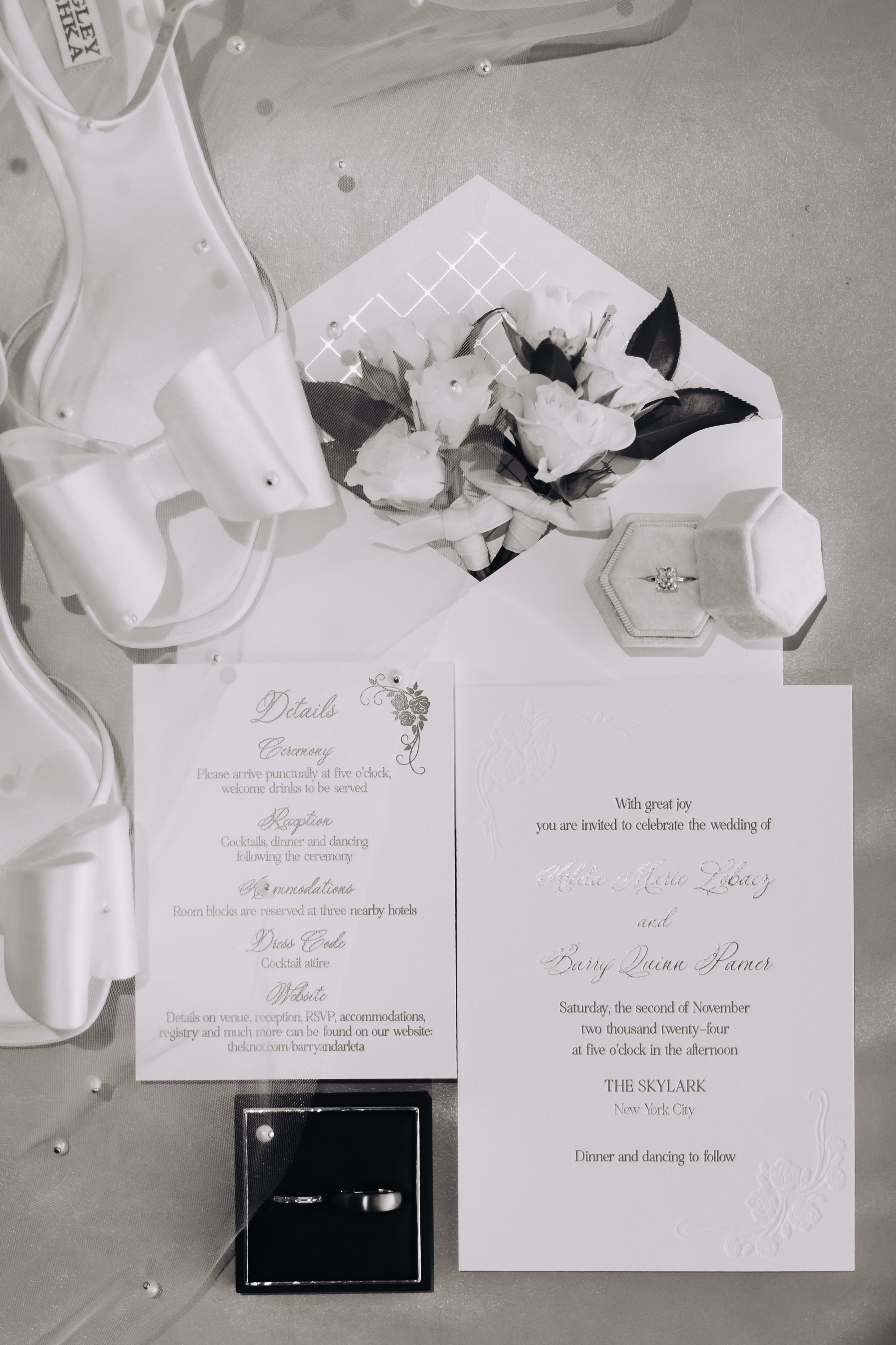 Arleta & Barry, The Skylark, NY. Wedding Photo & Video