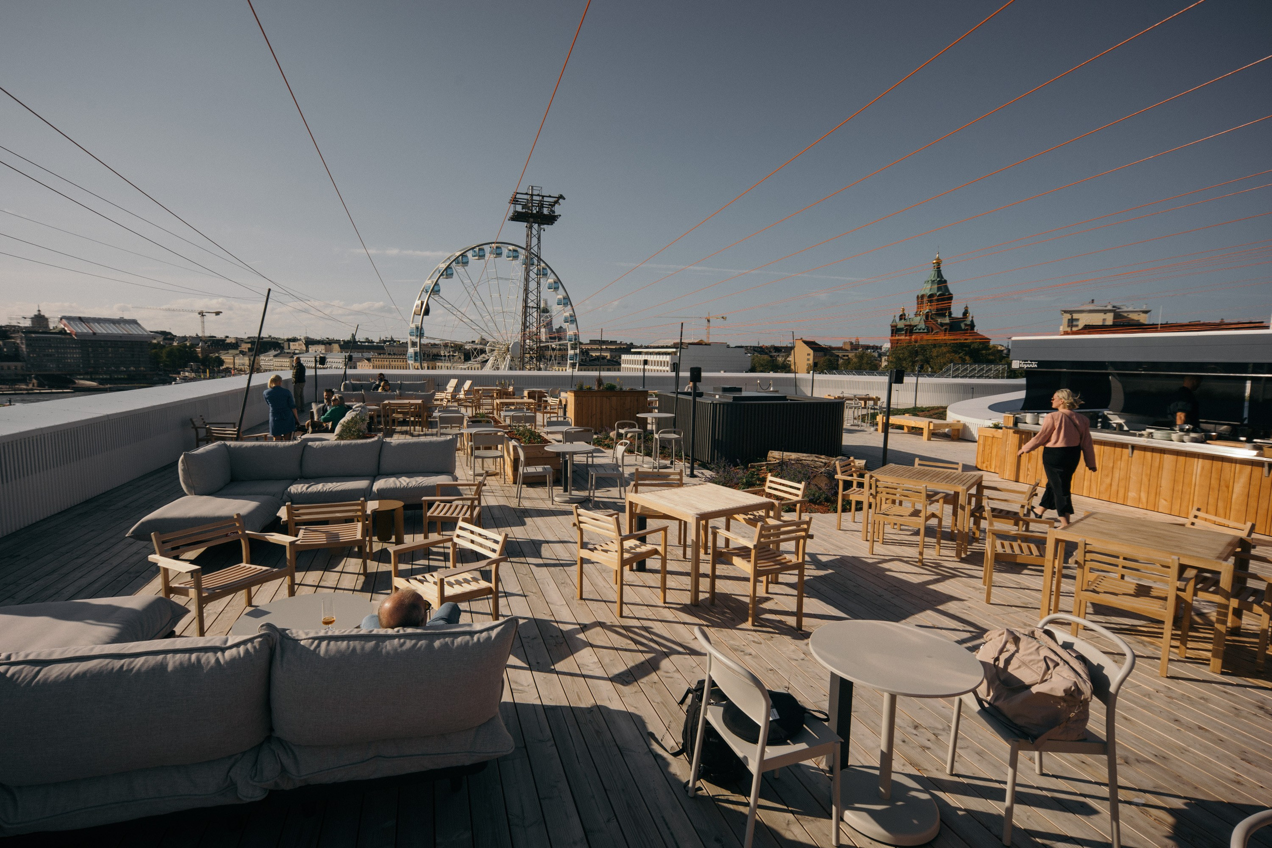 Hotelli Pier 4:n kattoterassi, Sokos. Valokuvaaja Lahti, Helsinki Elena Salonen