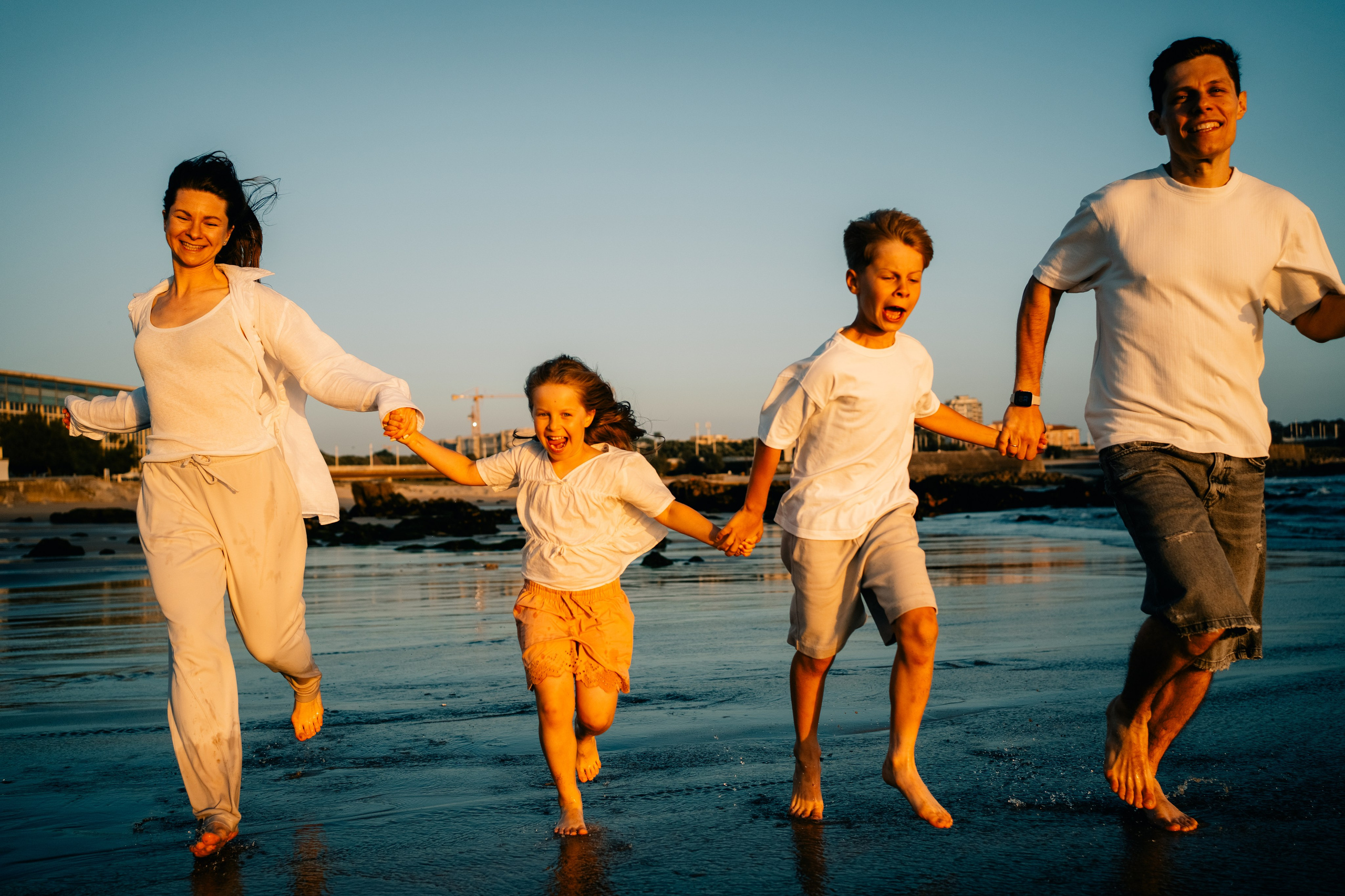 Alina and her family. Maria Sher. Fotógrafa profissional do Porto, Portugal