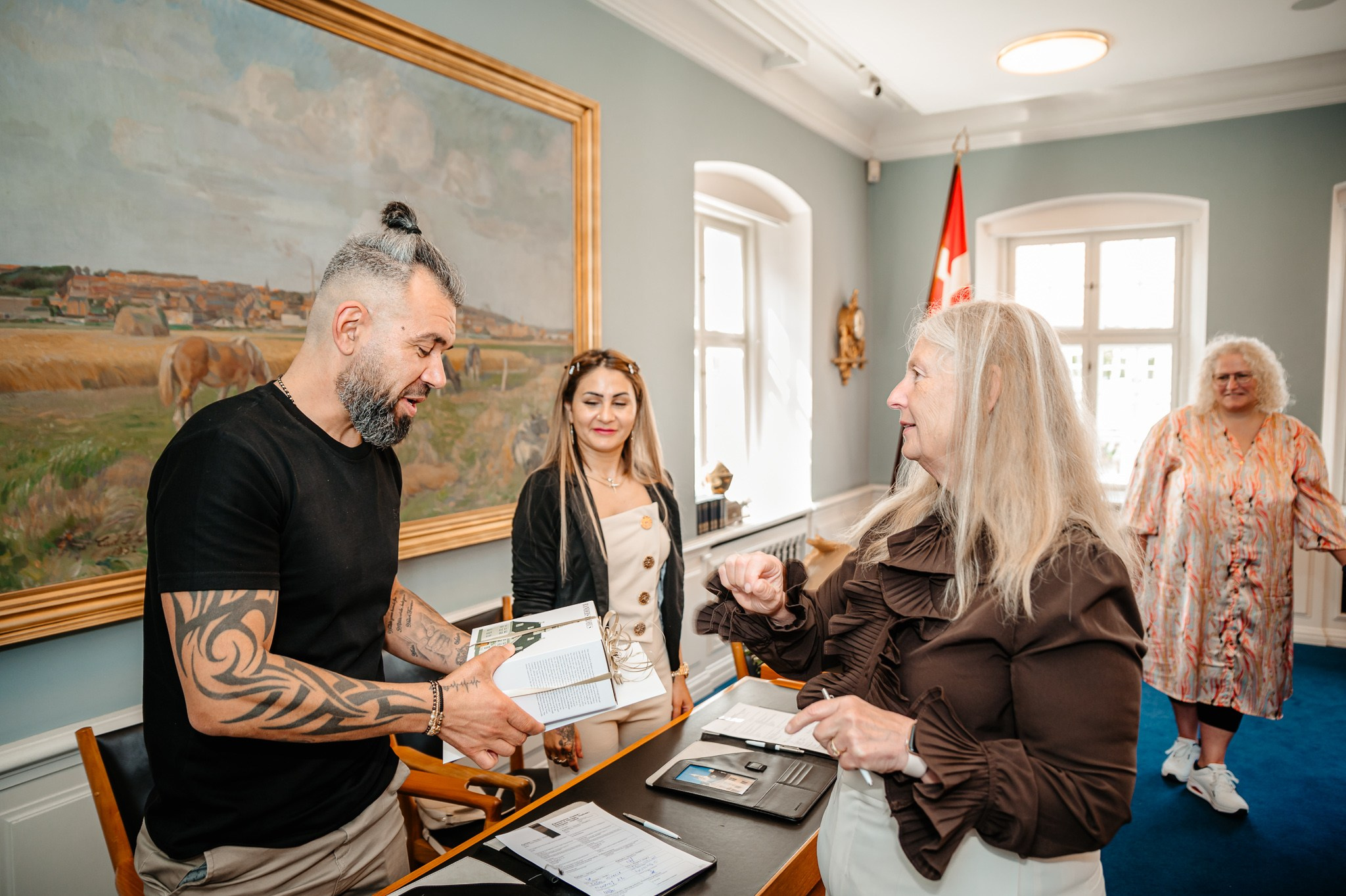 Cununie civilă în Randers. DanFotograf.dk