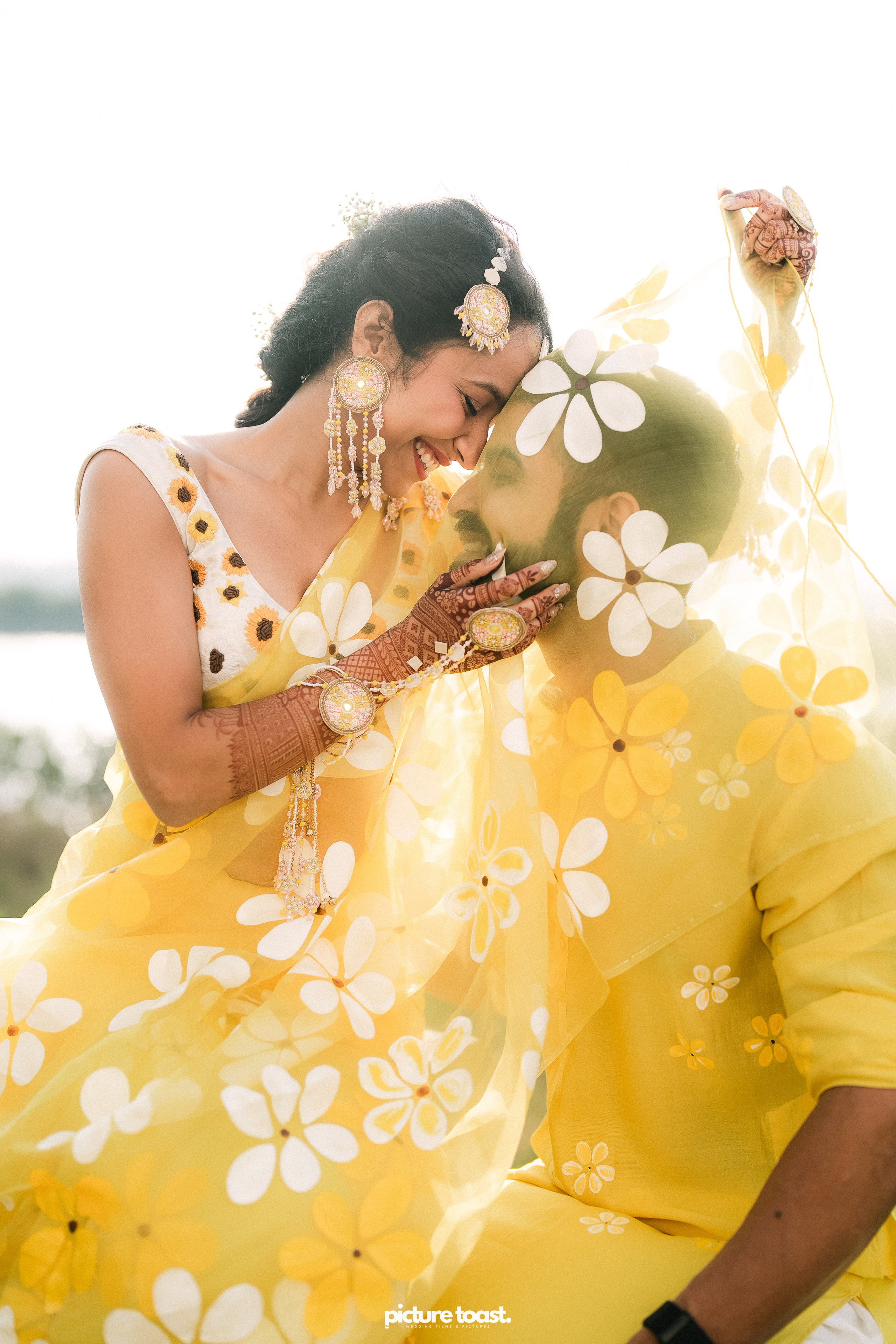 Haldi Hues Ft. Baebie & Goyal. Fine art Wedding Photographers in India & Canada