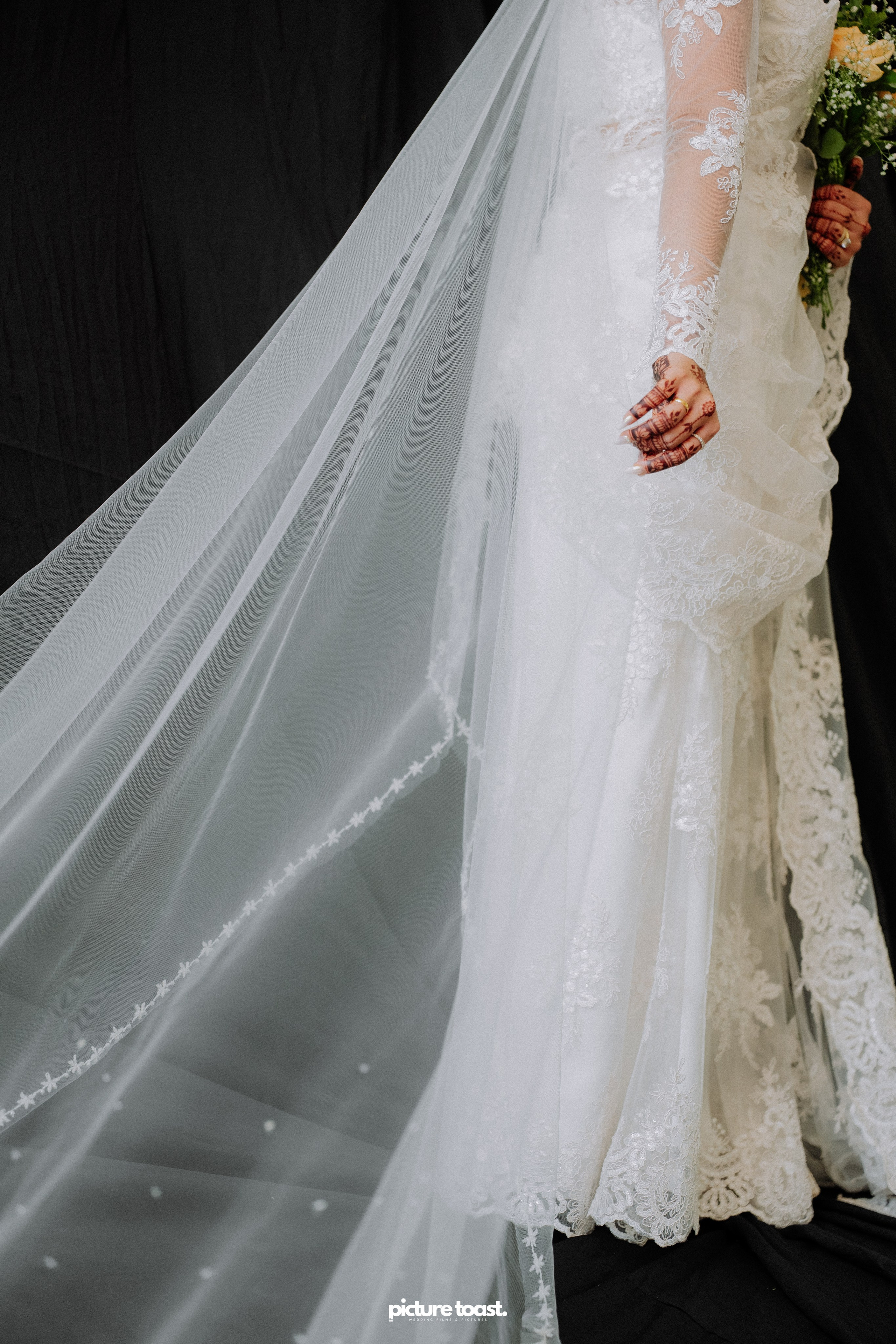 Blessing of Rajiv & Aashna. Fine art Wedding Photographers in India & Canada