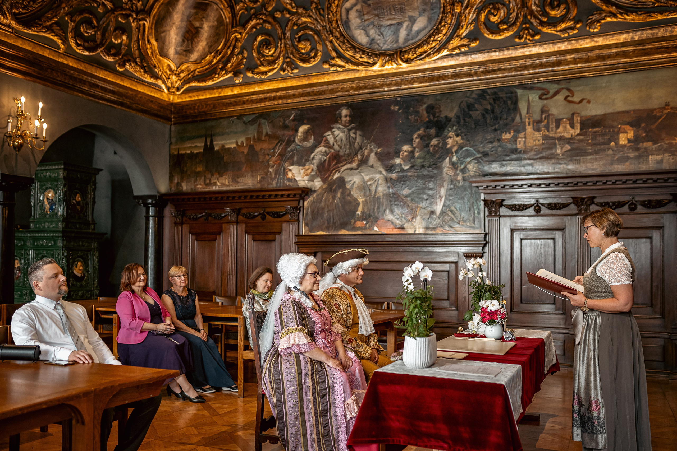 Hochzeit im Standesamt Passau, Hochzeit im kleinen Rathaussaal Passau