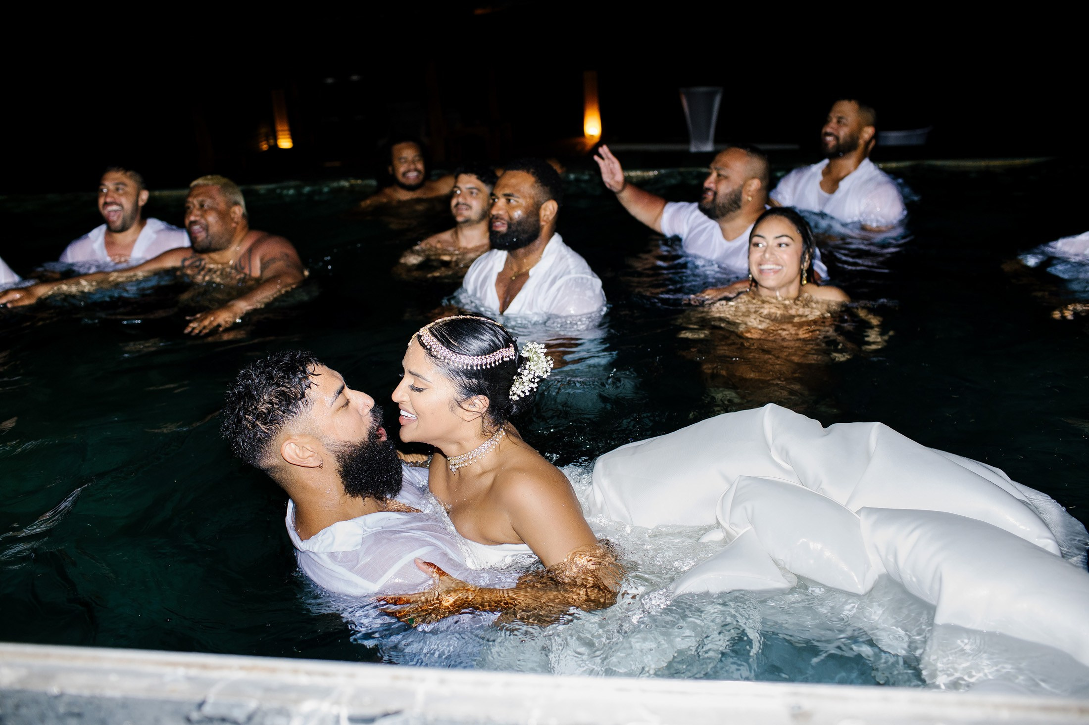 Big funny wedding with guests in paradise Bali island. Get.it.feel — Aesthetic Photography and Videography