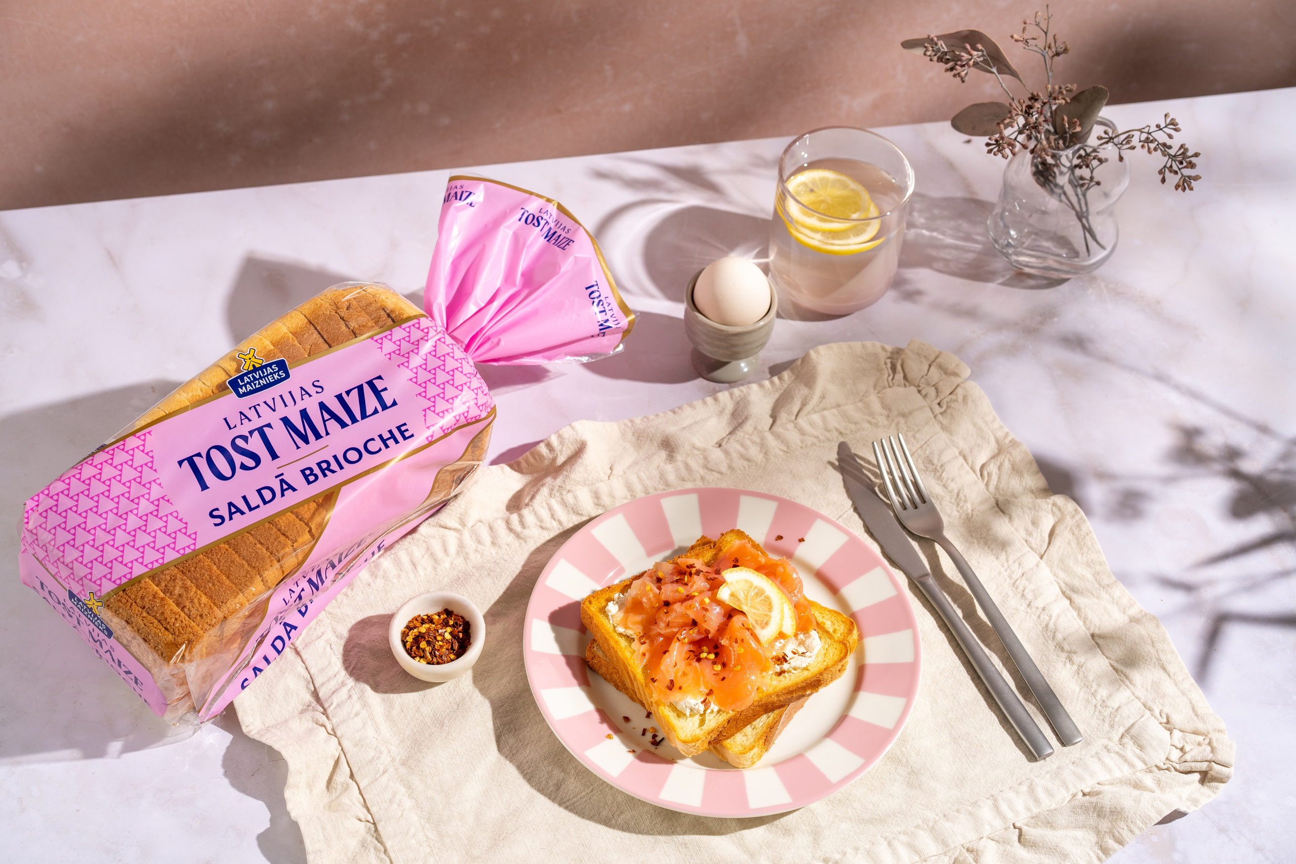 Industrial product photography for advertising of bakery 