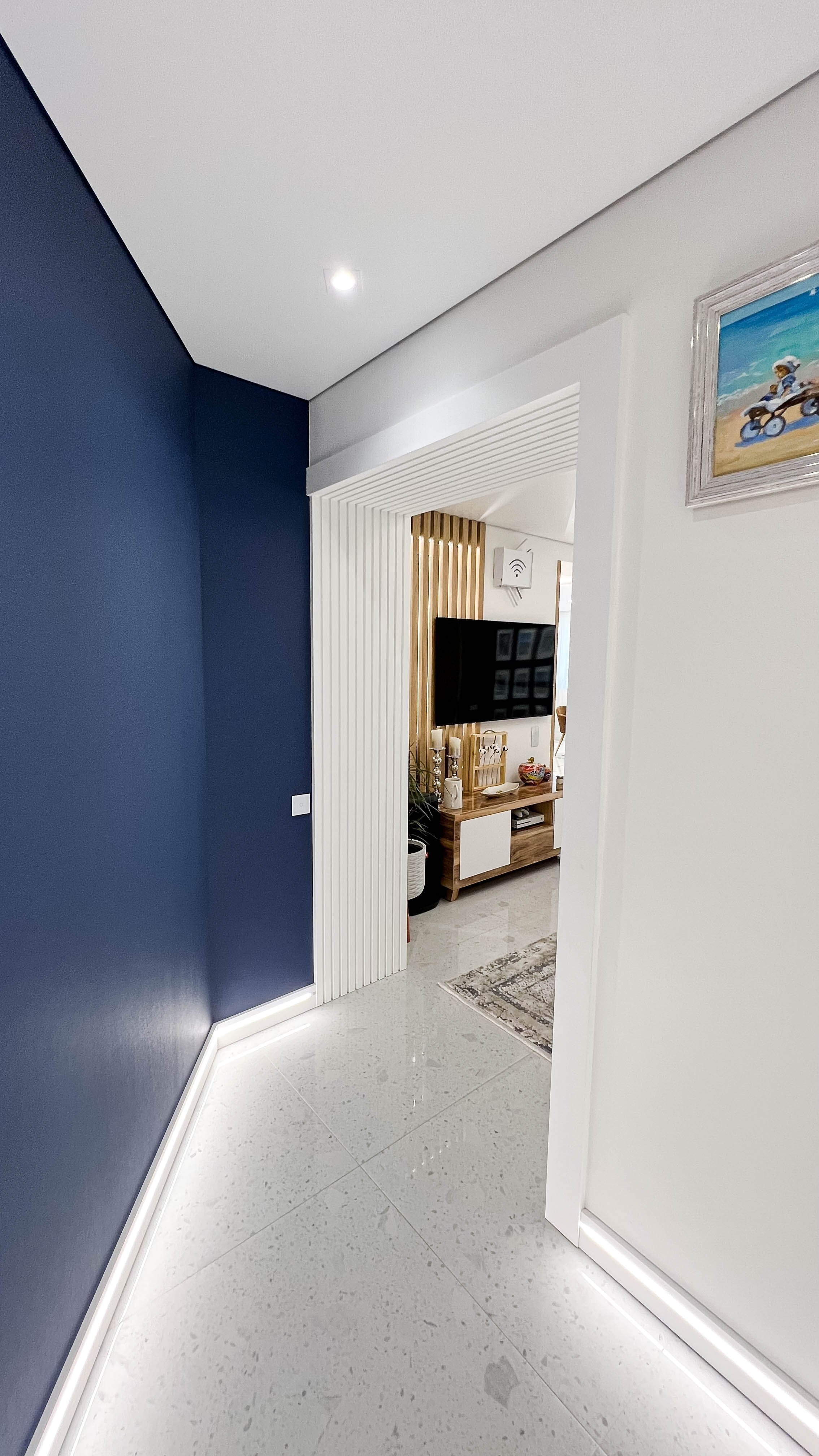 The apartment is in a modern style. Fotograf Dmitrii Donets