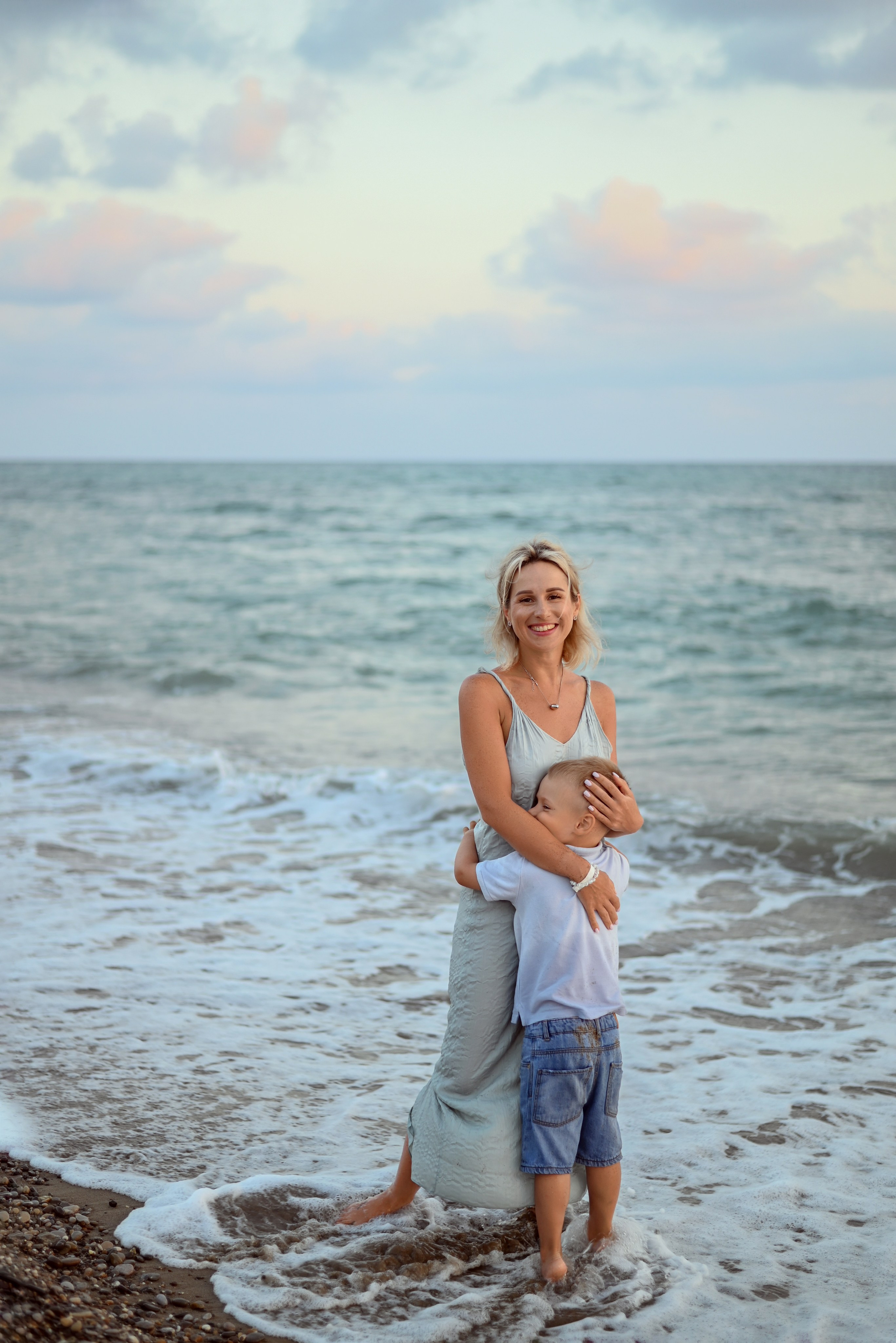 Семейная фотосессия на пляже в Белеке. Фотограф Белек. Фотограф Анталия, Кемер, Белек, Сиде Дарья Кая