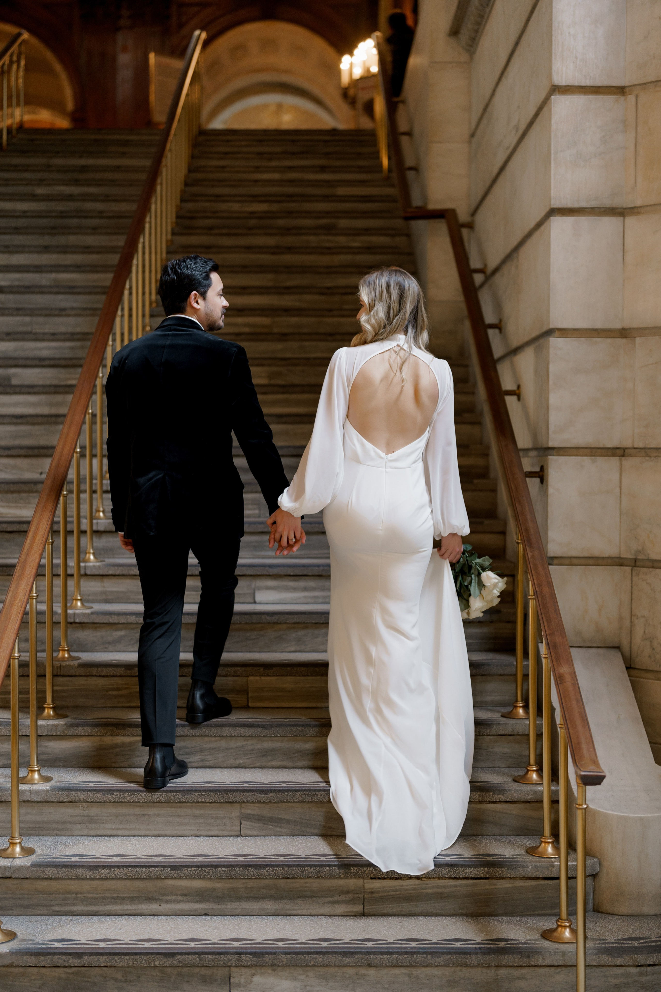 Caroline and Brendan’s Museum MET and Library Engagement Shoot. Wedding photographer and videographer New York | New Jersey