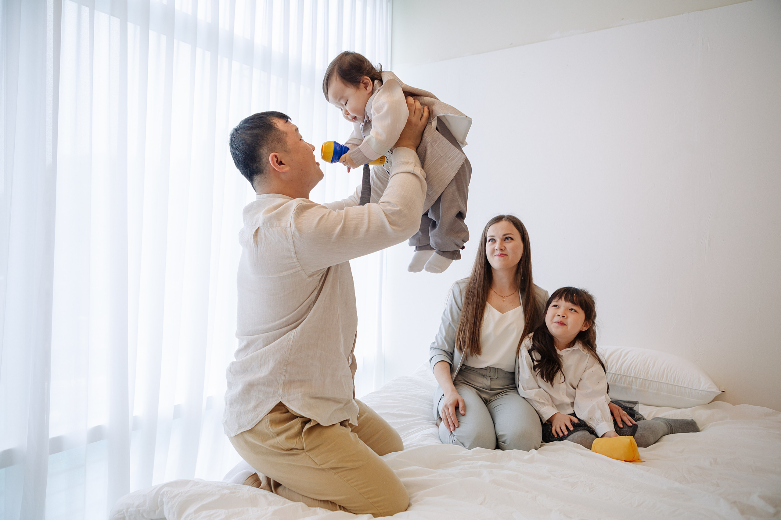 Тимофей в студии. Фотограф беременности, ньюборн и годовасиков в Корее Жанна Хан