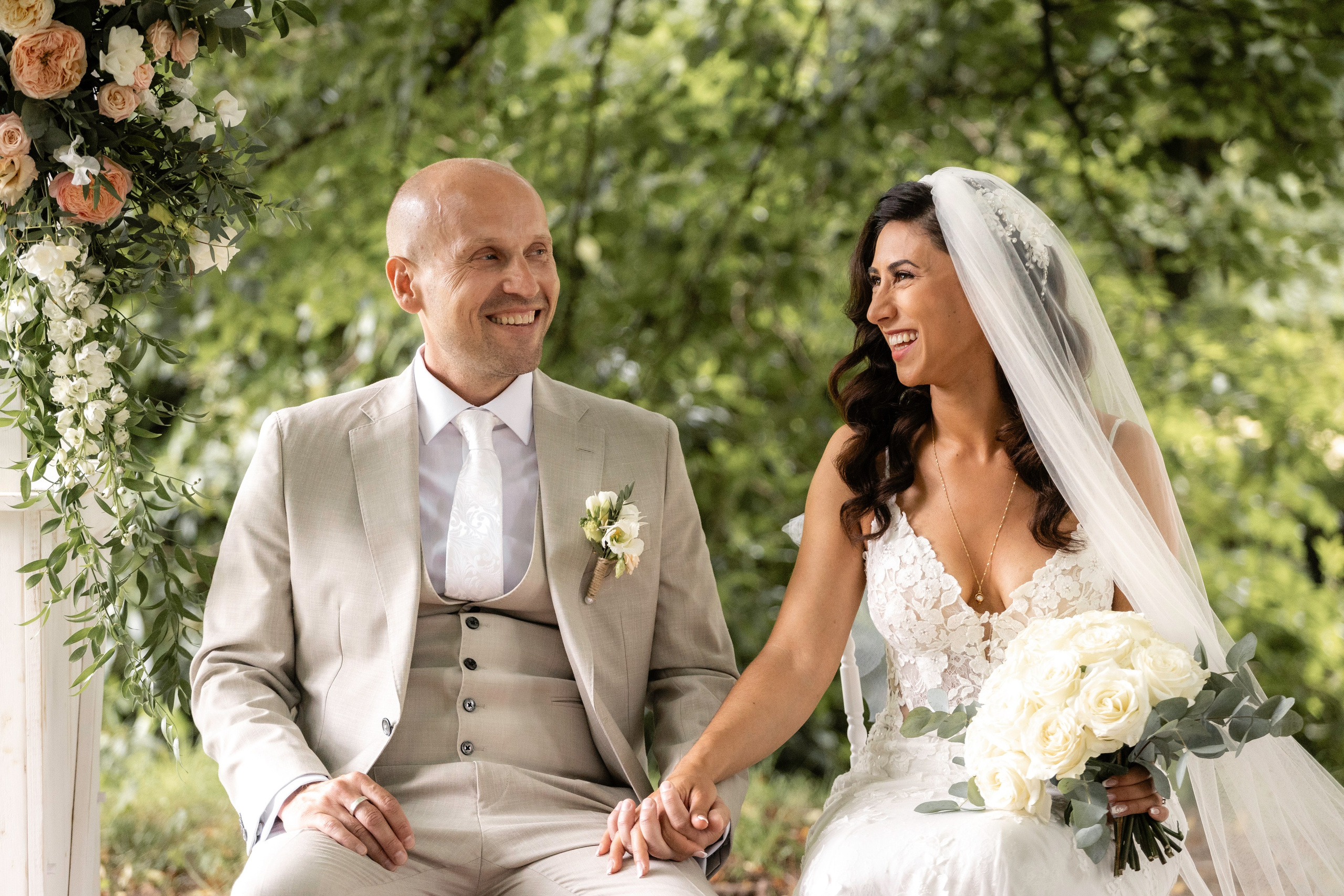 Roxane & Denis. Wedding at Abbaye du Palais, Thauron, France. June 29, 2024. Евгения Смирнова — Ваш фотограф в Тулузе и на юго-западе Франции