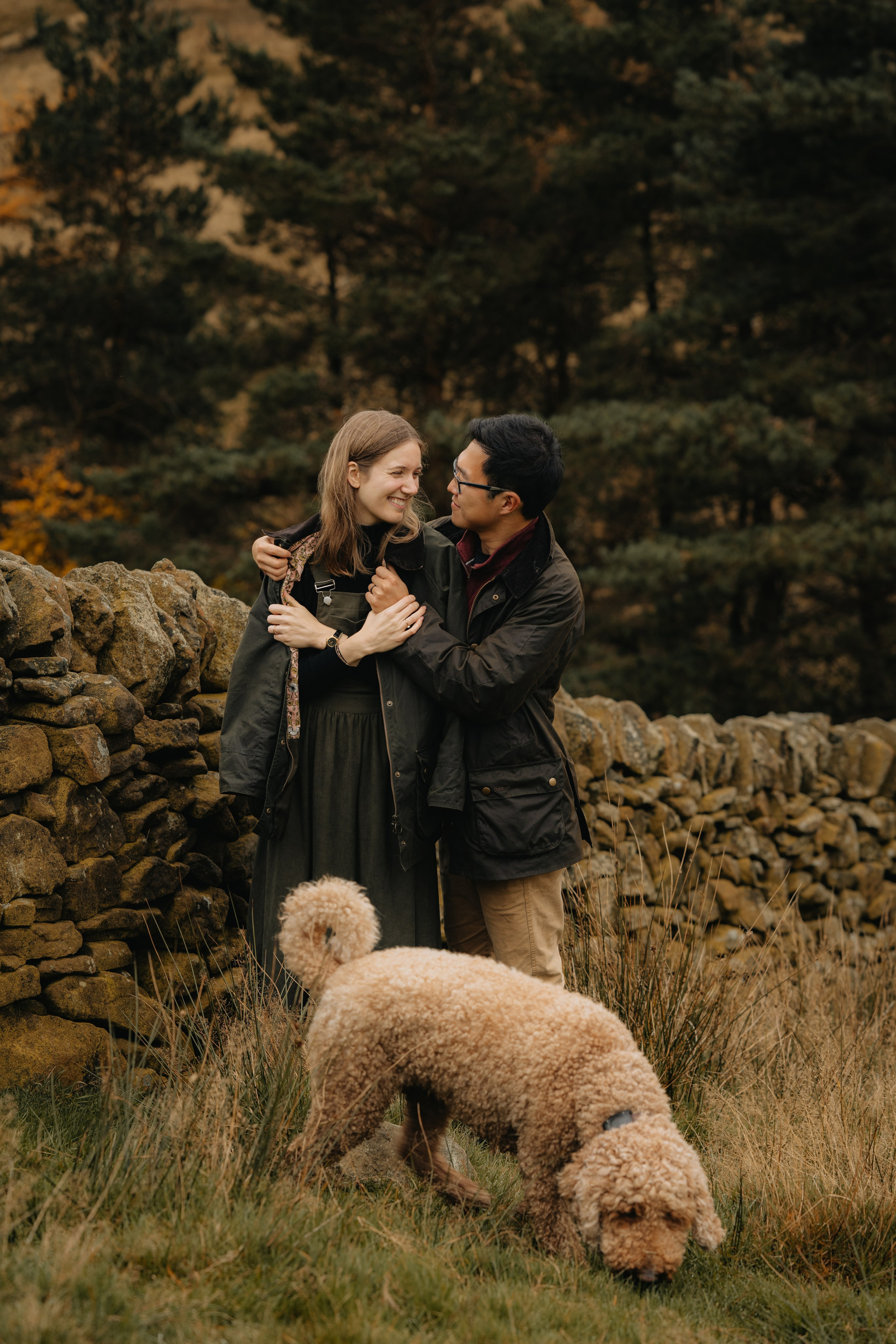 L & C in Peak District. Tania Gandrabur, photographer in West Midlands, England