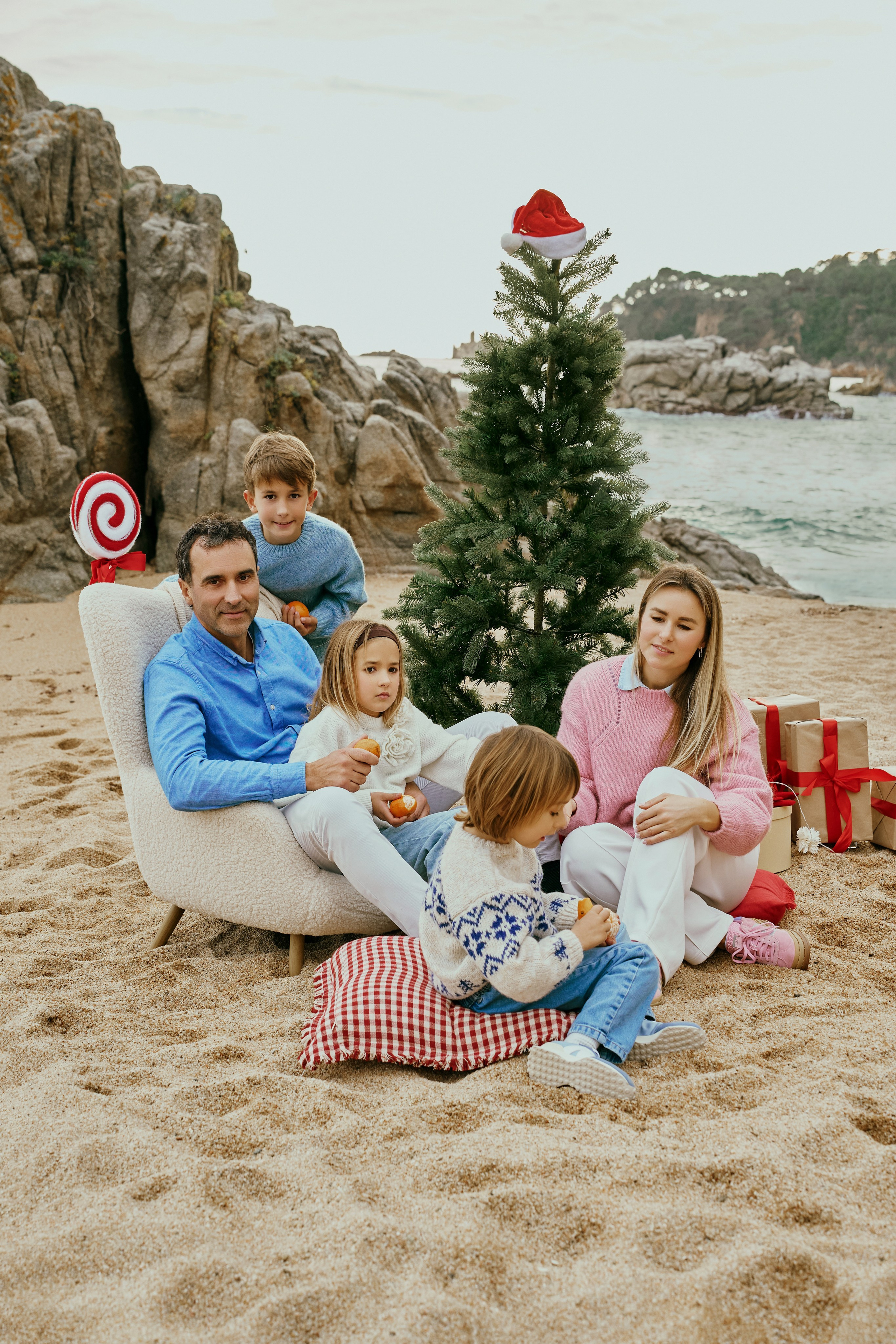 Рождество на пляже. Такие разные, любимые. Фотограф в Барселоне Жанна Захарченко
